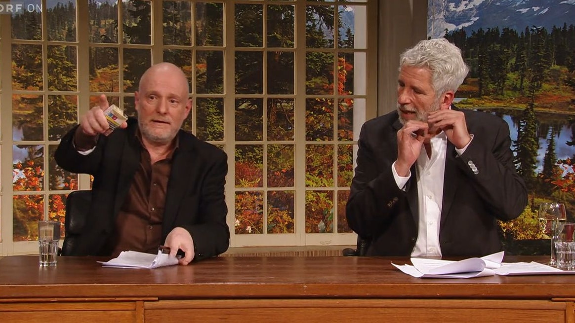 Heute.at - Grissemann verlässt Show mit Tschick-Packerl