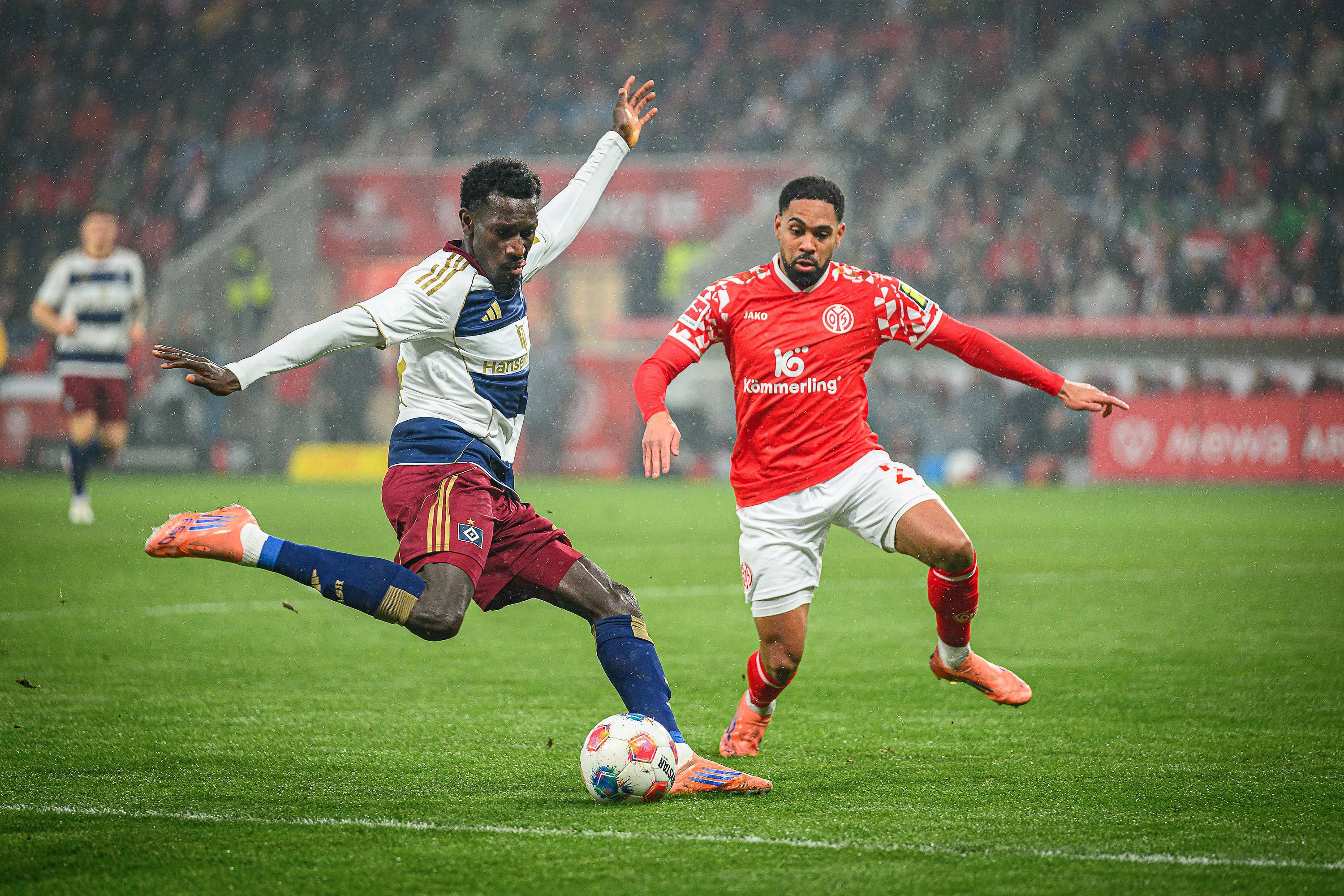 Phillipp Mwene im Einsatz.