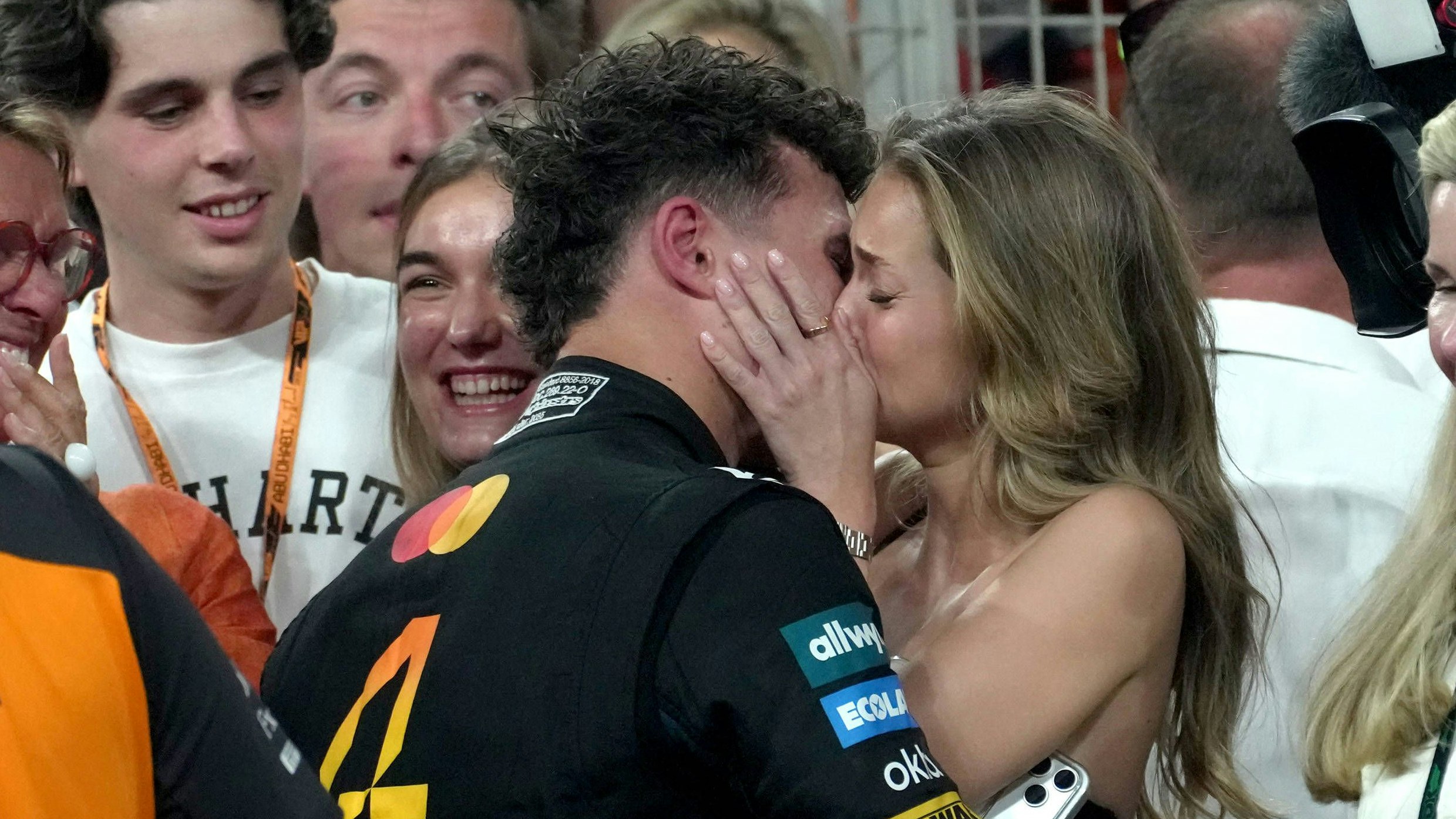 Lando Norris und Model-Freundin