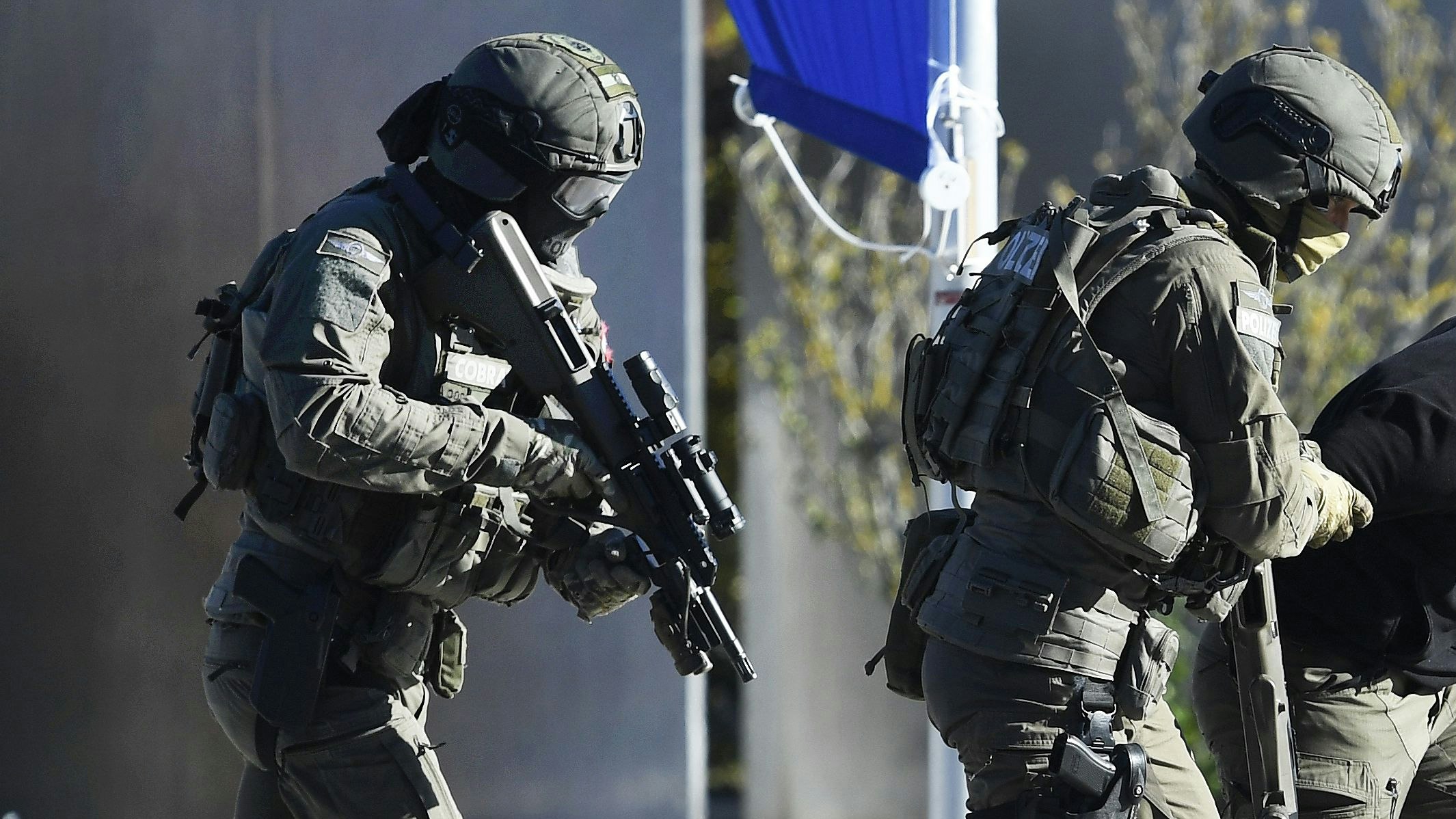 Auch die Spezialeinheit Cobra wurde alarmiert.