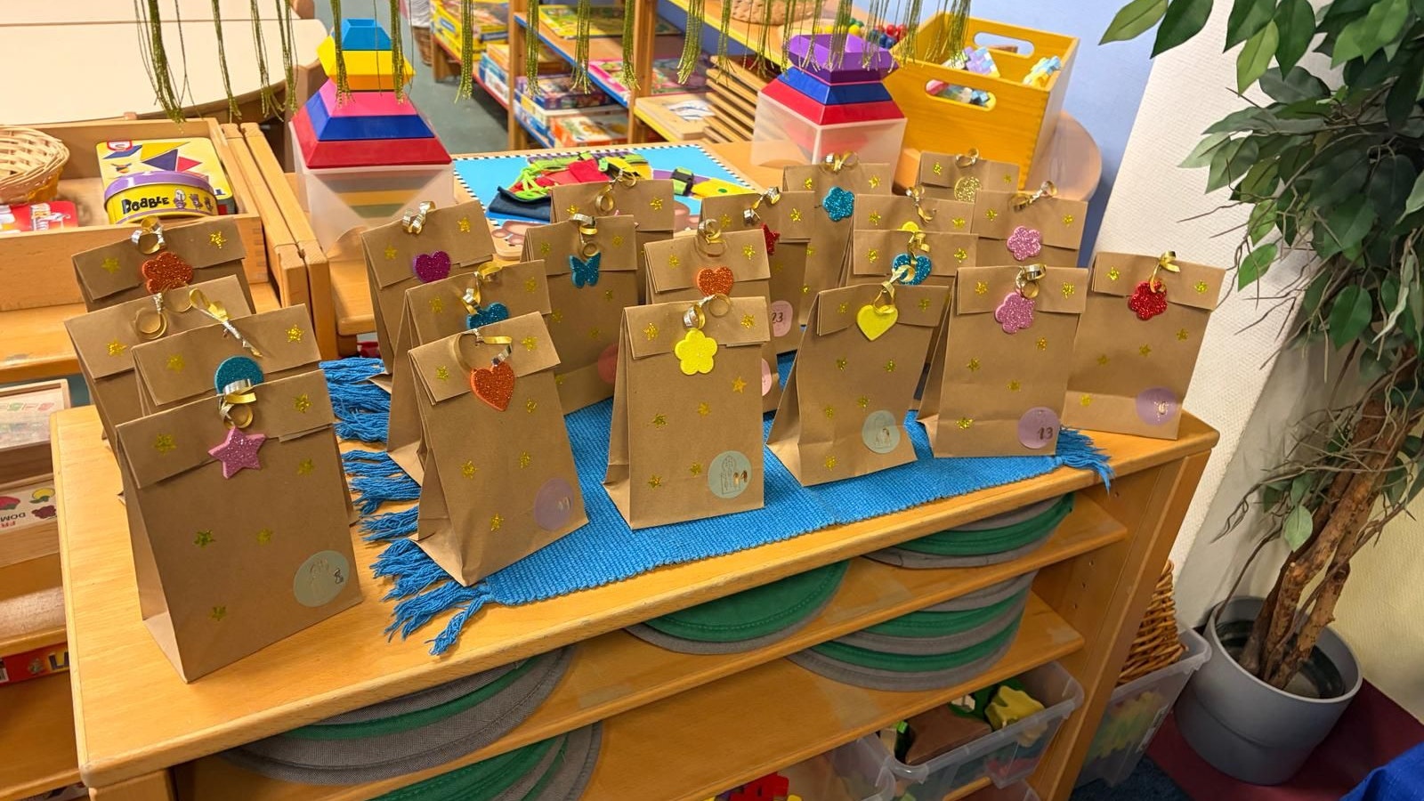 Der Ramadan-Kalender in einem Wiener Kindergarten.