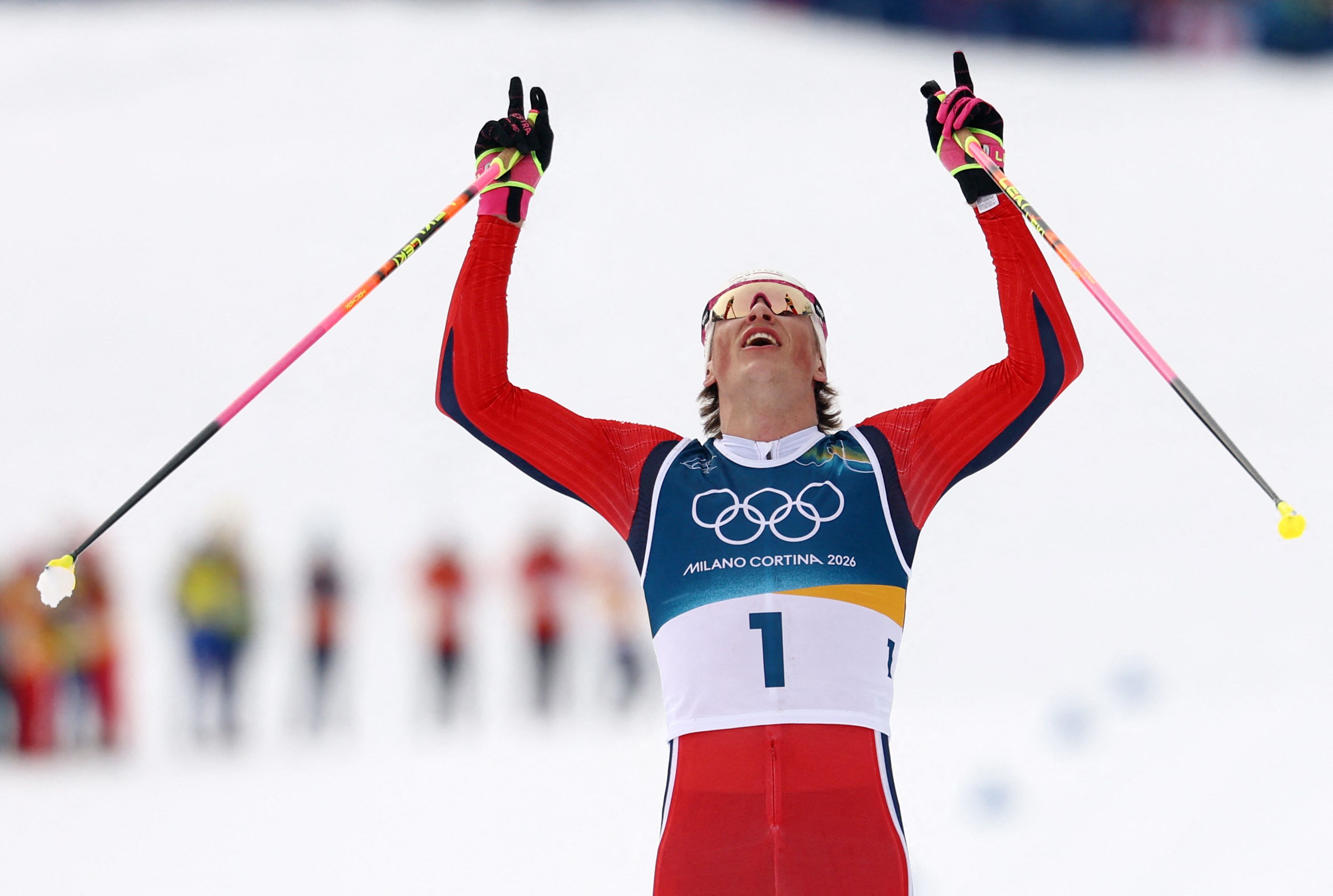 Der Norweger Johannes Hösflot Klaebo erobert die sechste Olympia-Goldmedaille. 