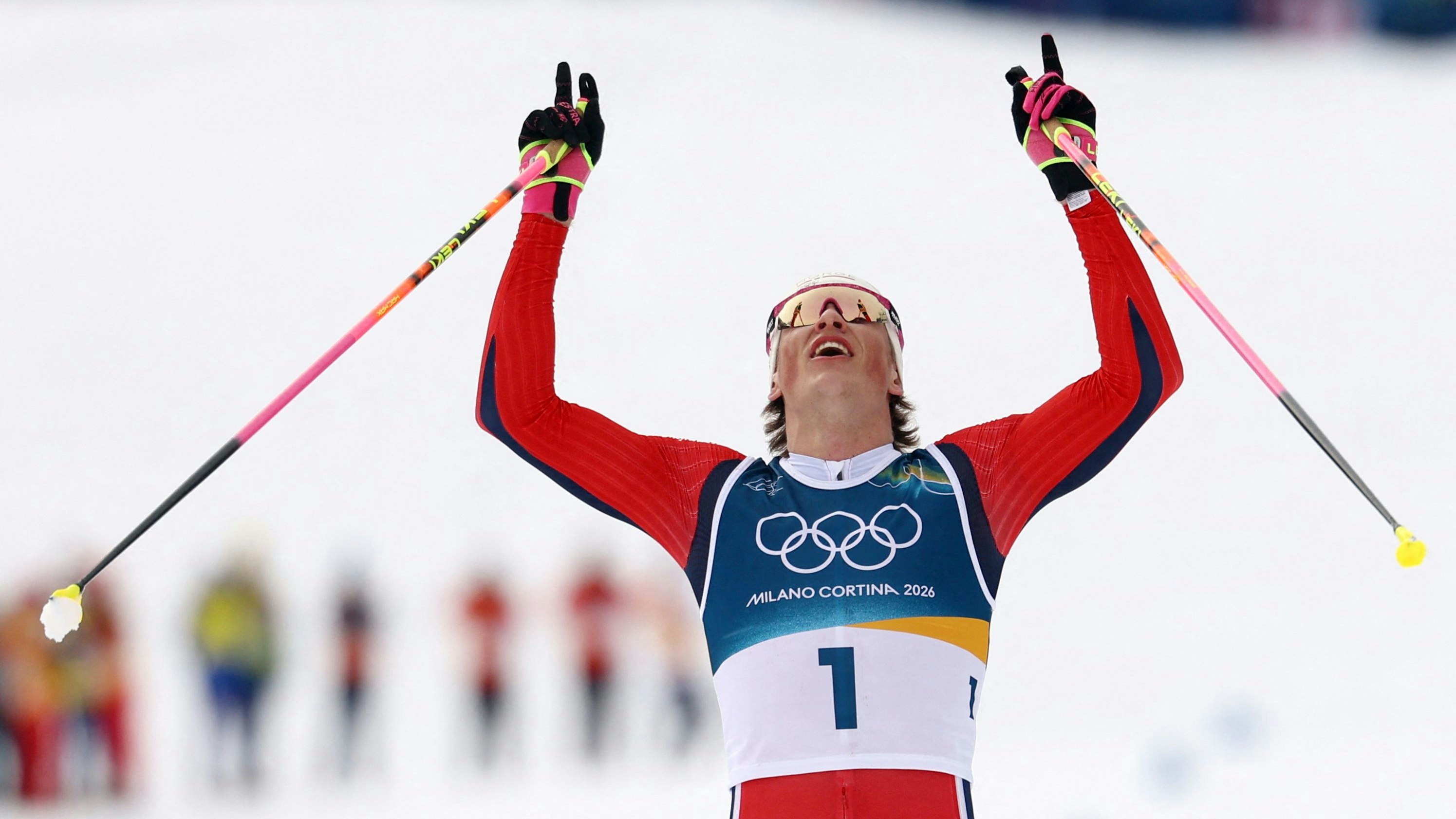 Der Norweger Johannes Hösflot Klaebo erobert die sechste Olympia-Goldmedaille. 