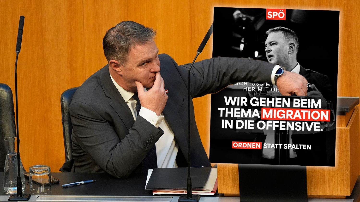 Heute.at - Chaos – Babler überrascht mit Migrations-Offensive