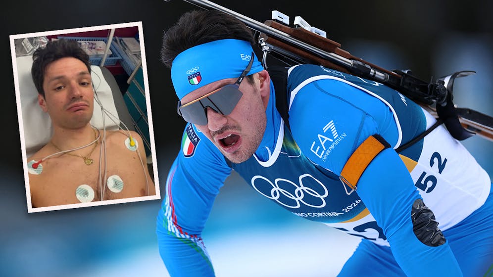 Der italienische Biathlon-Star Tommaso Giacomel.