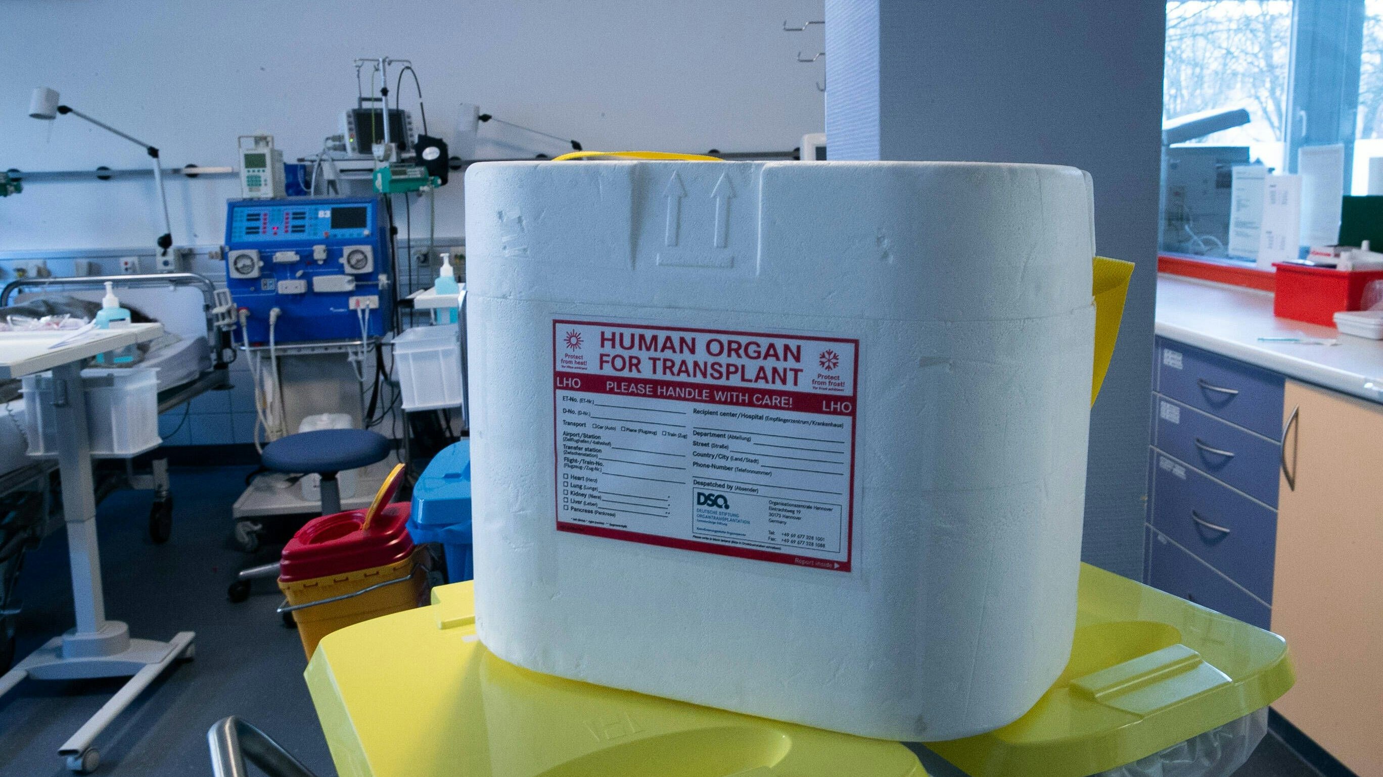 Das Organ wurde am Transport beschädigt. (Symbolbild)