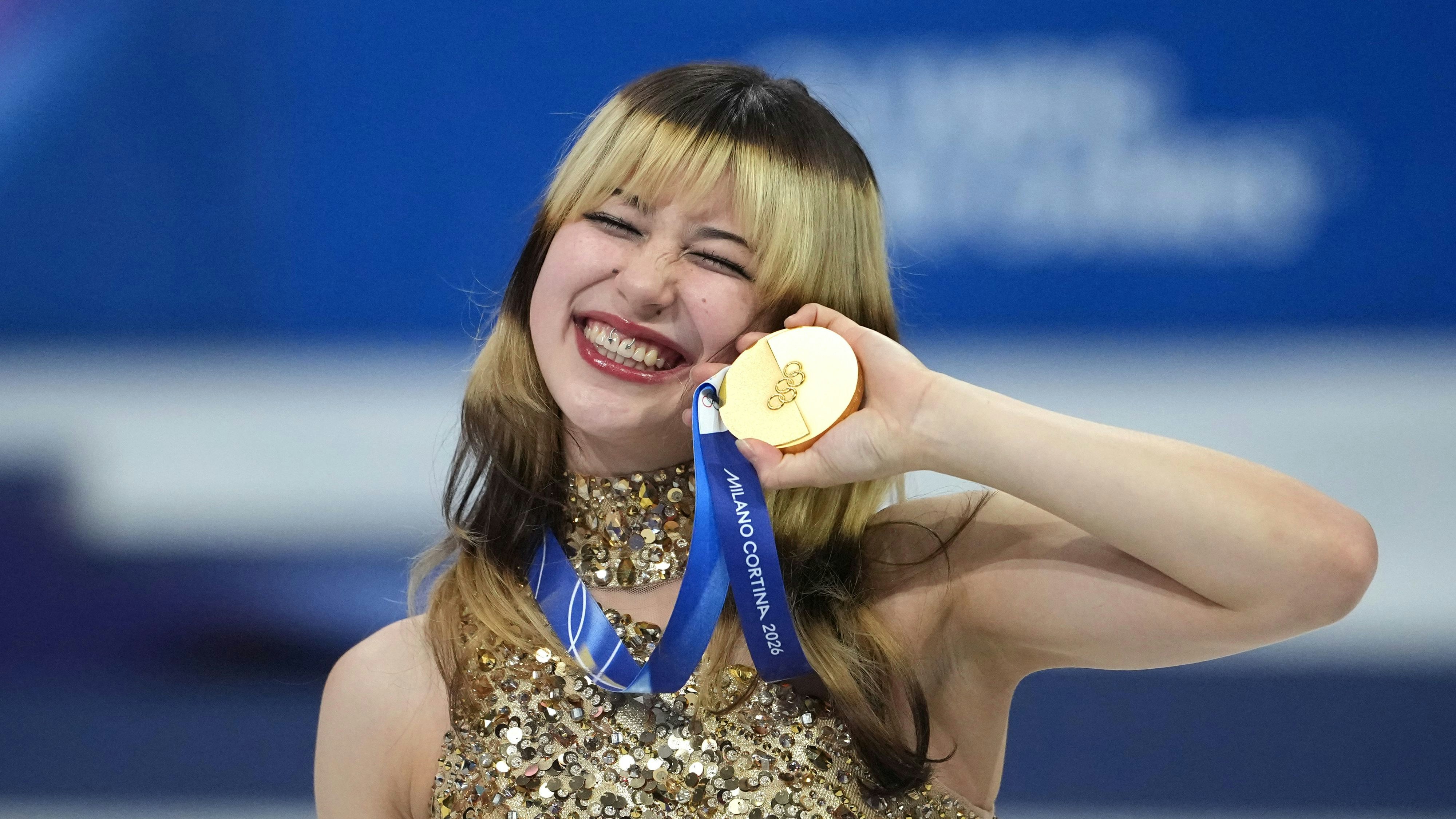 Die US-Eis-Königin Alysa Liu holte sich sensationell die Olympia-Goldmedaille. 