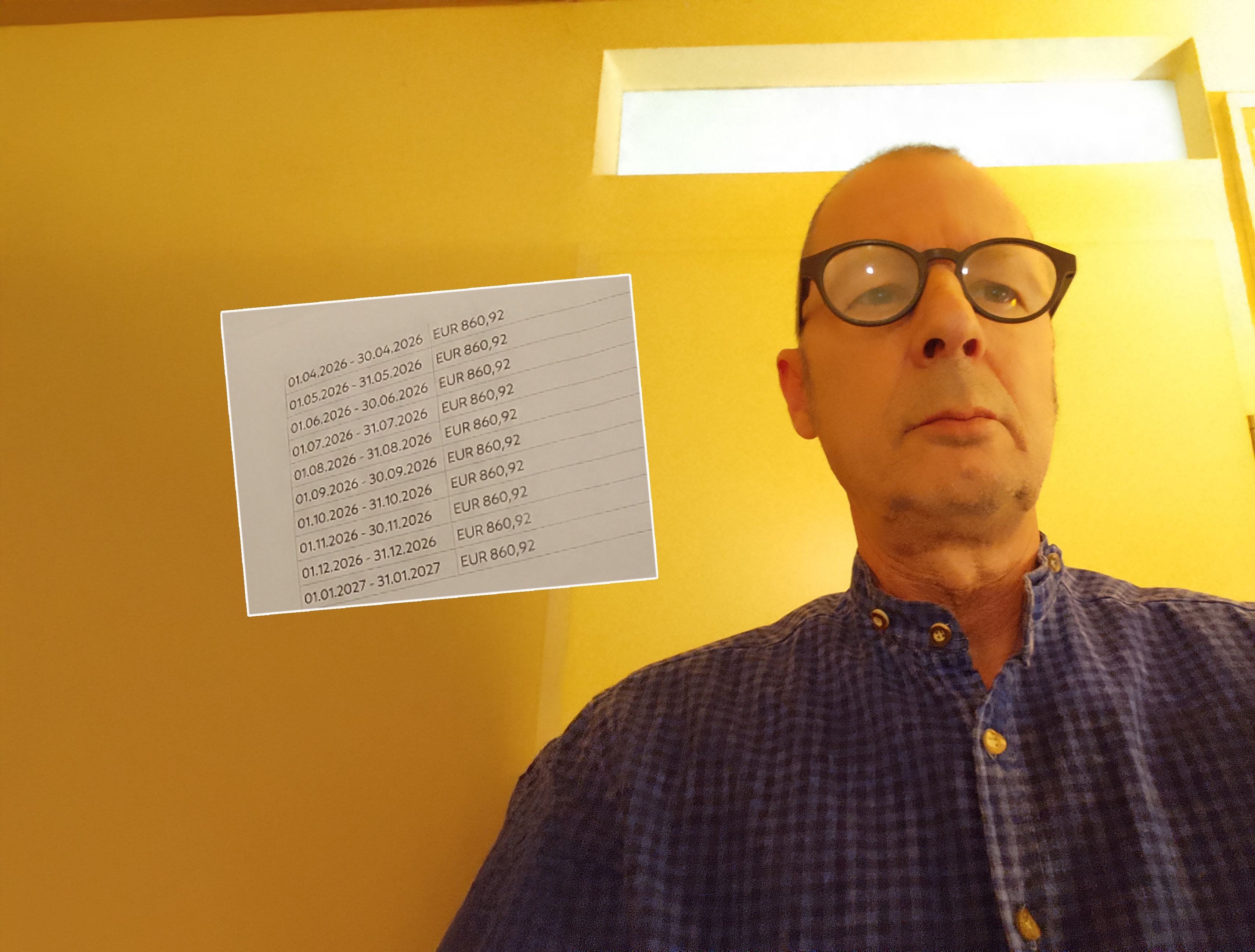 Christian R. aus Wien-Liesing muss mit weniger Geld auskommen.