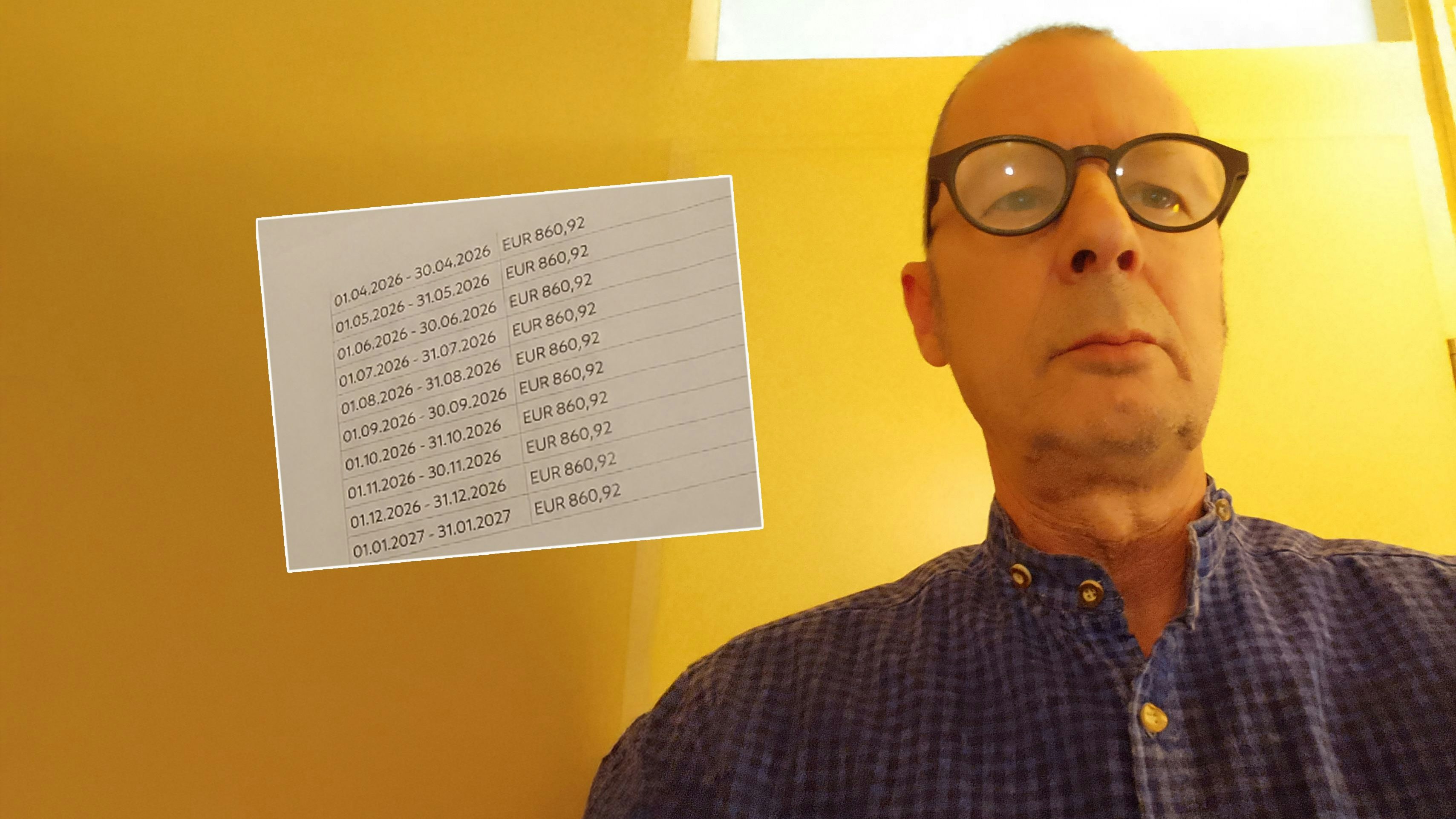 Christian R. aus Wien-Liesing muss mit weniger Geld auskommen.