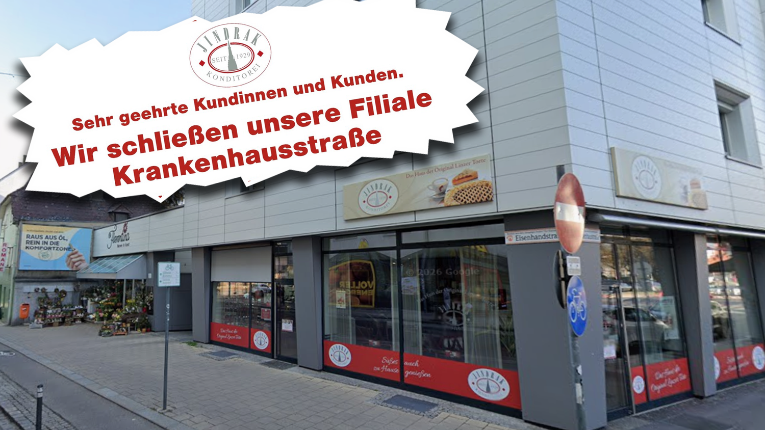 Diese Filiale der bekannten Konditorei schließt mit Freitag für immer.