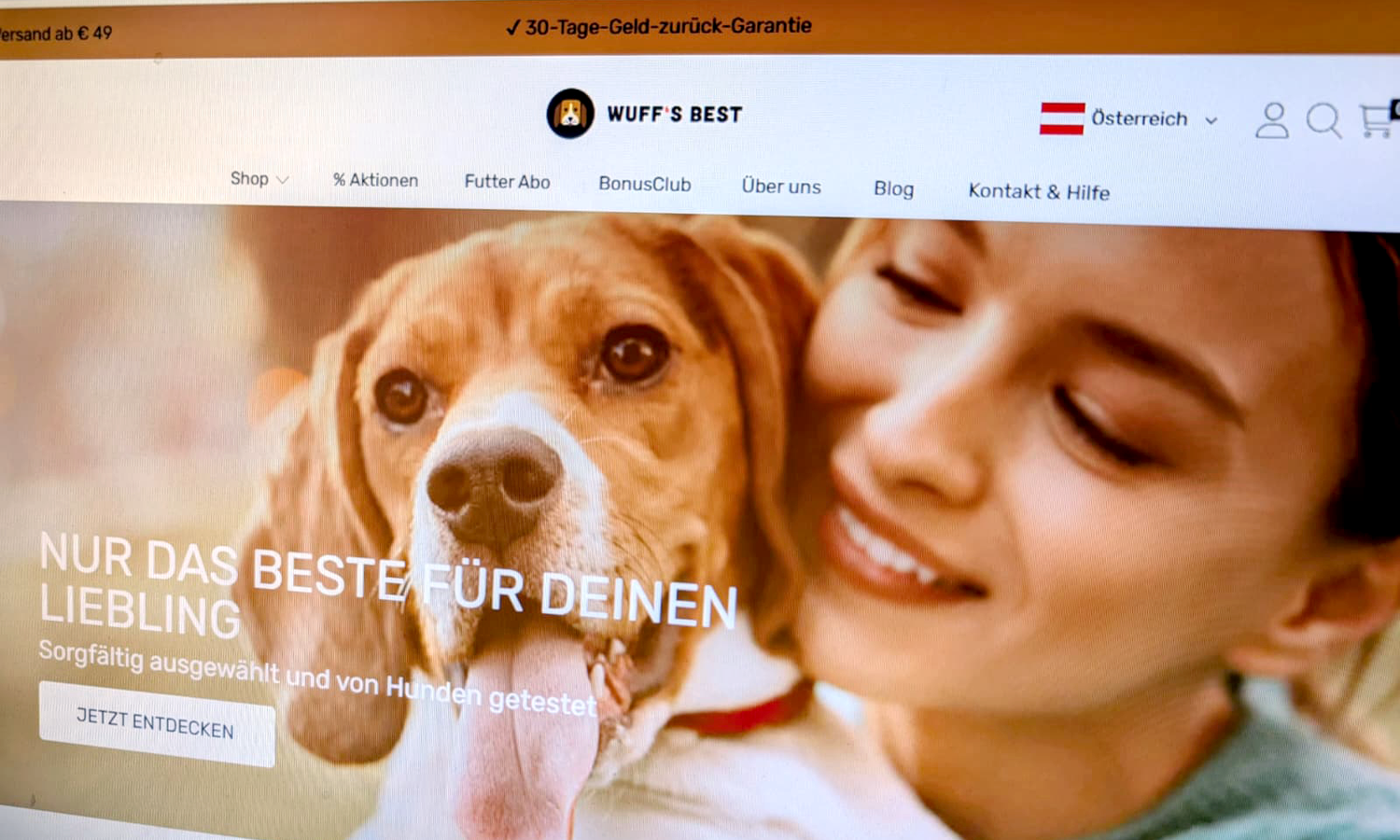 "Wuff's Best" ist insolvent. Ein Sanierungsverfahren läuft.