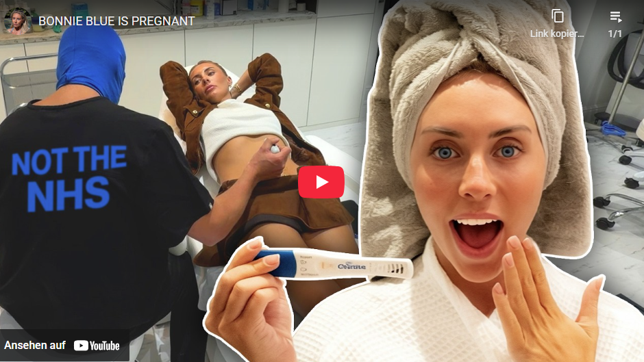 Auf YouTube veröffentlichte sie ein Video ihres Krankenhausbesuchs. 