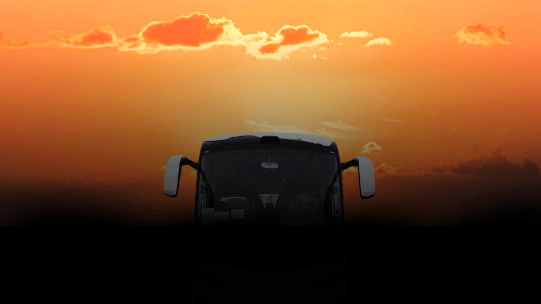 "Die Form der Zukunft" – so kündigte Dr. Richard seine neuen E-Reisebusse an.