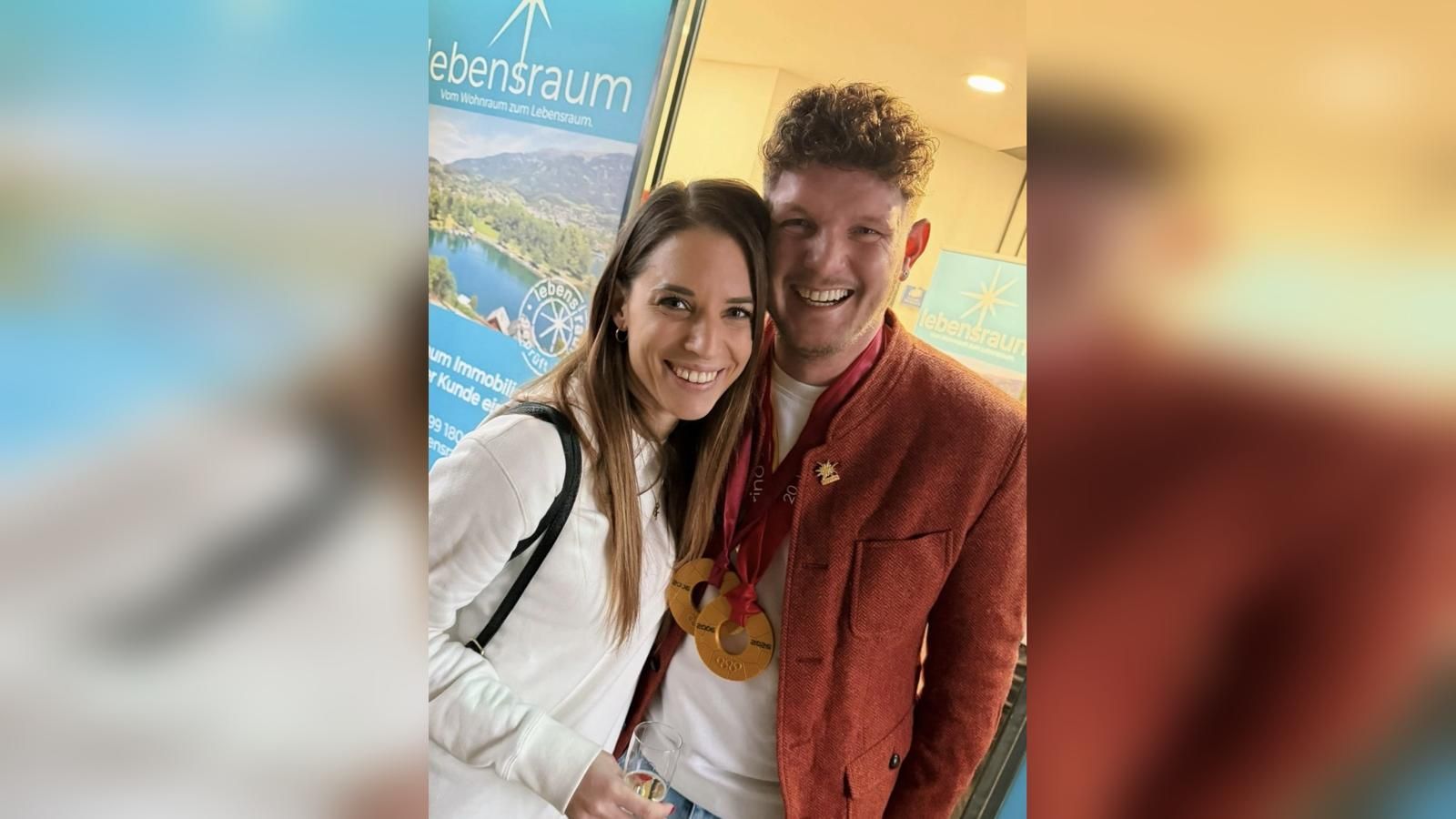 Thomas Morgenstern mit Jenny.