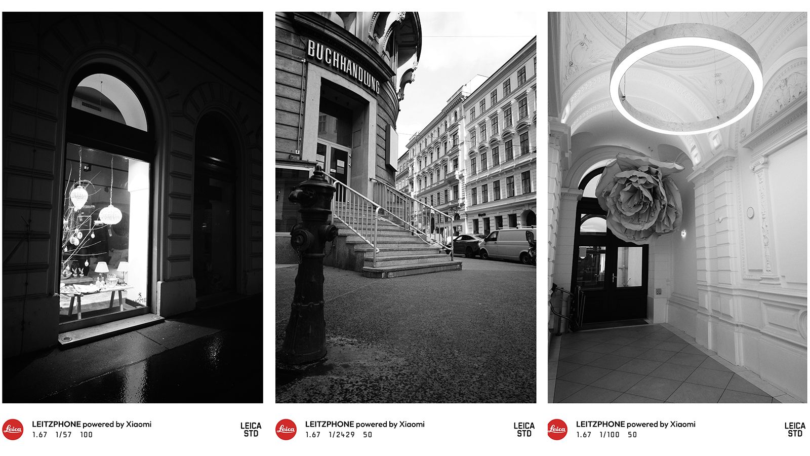 M3-Modus bei Nacht, Tag und Kunstlicht.