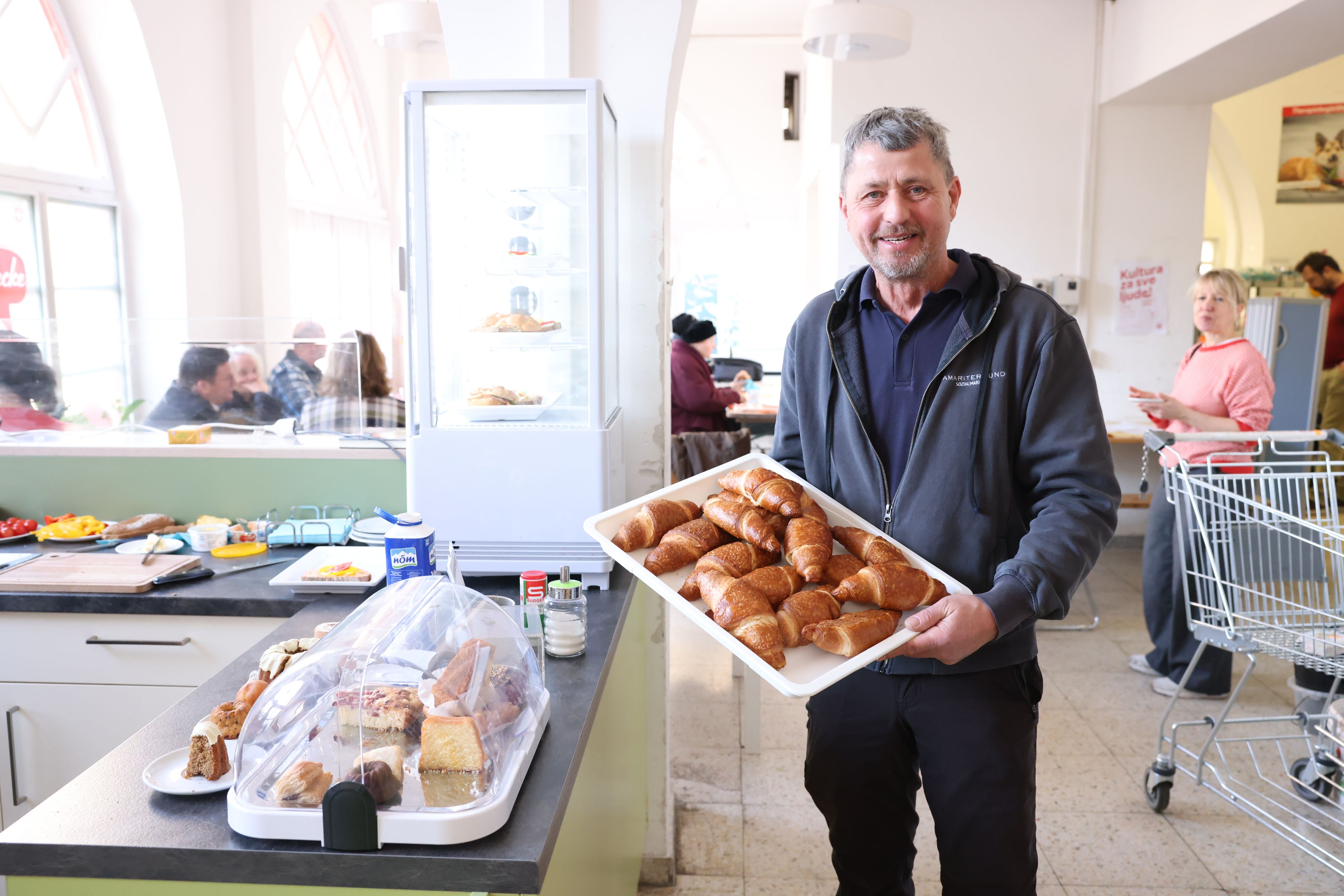 Initiator des Projekts, Georg Jelenko, in der neuen 