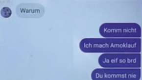 Ein Schüler drohte in einem Chat mit einem Amoklauf.