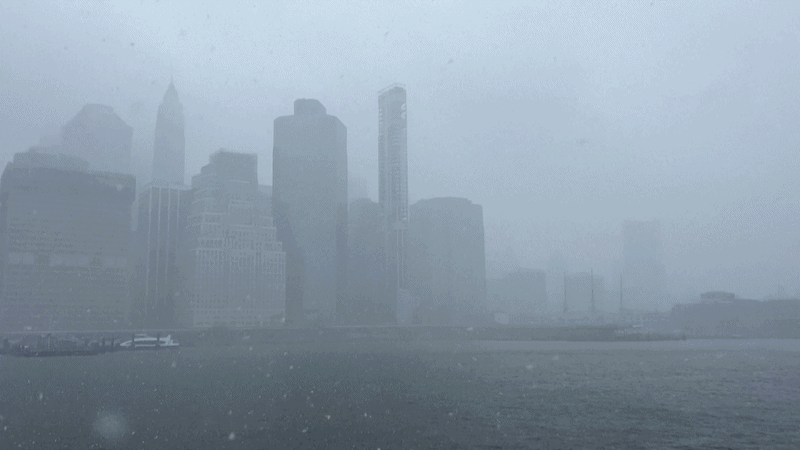 Millionenstadt ein Ausnahmezustand: Ein historischer Schneesturm legt New York lahm.