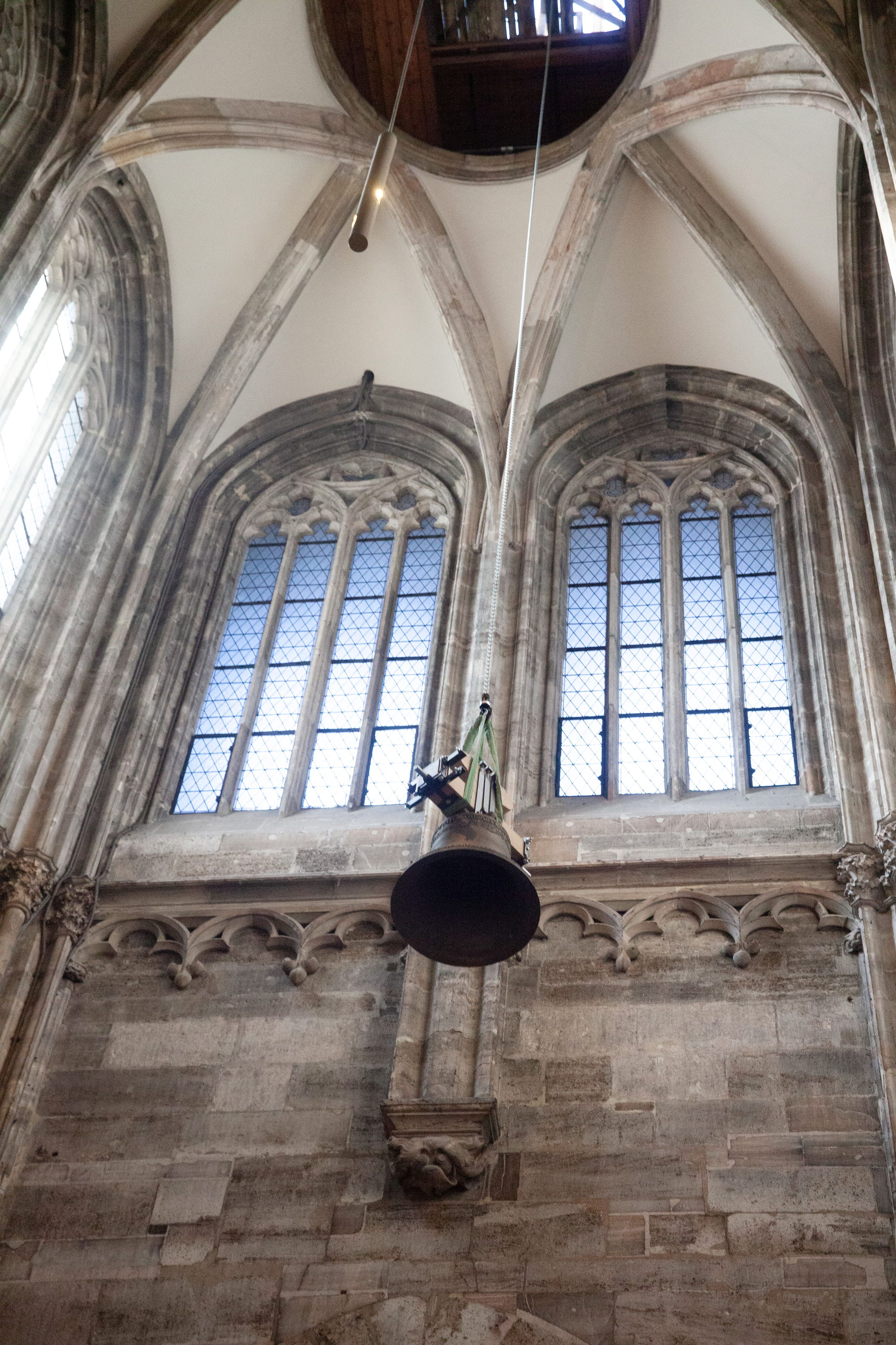Die Speisglocke ist zurück im Stephansdom. 