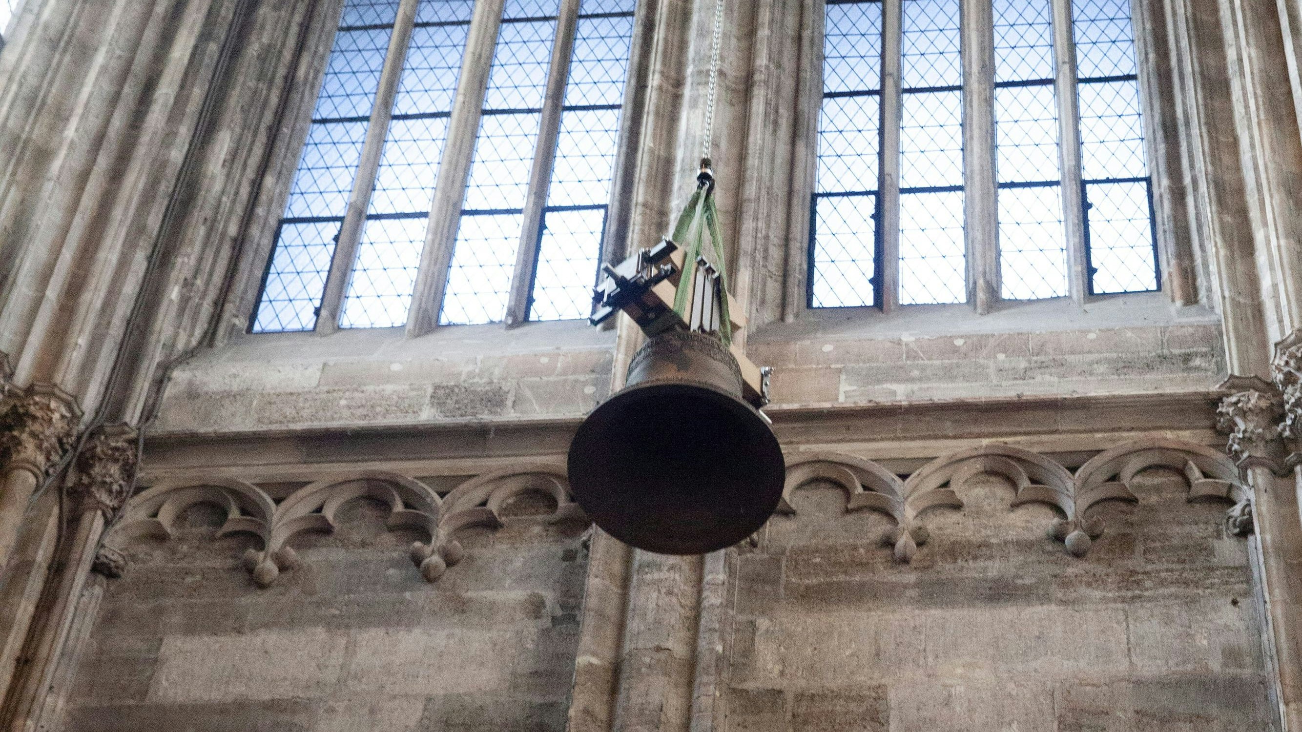 Die Speisglocke ist zurück im Stephansdom. 