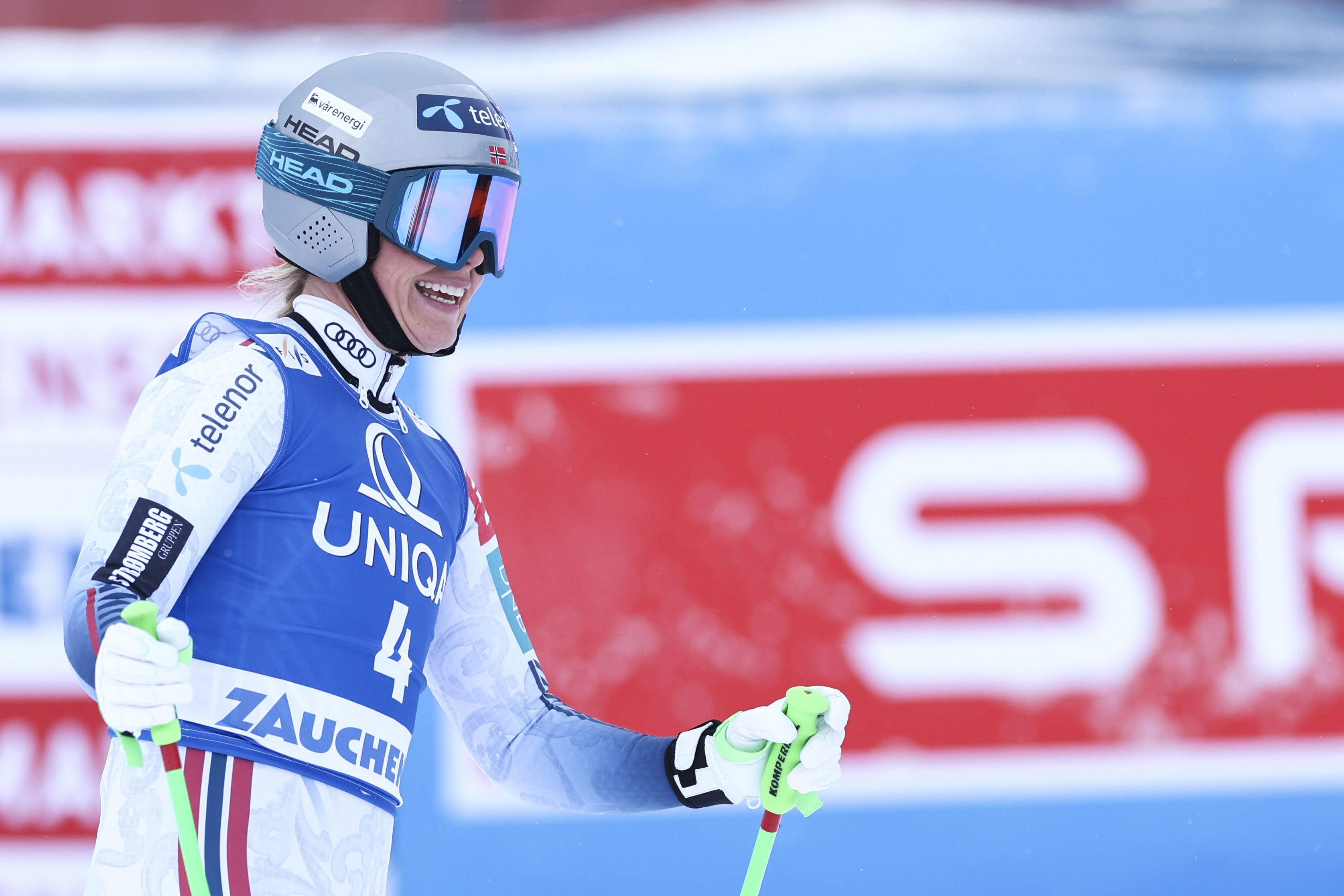 Kajsa Vickhoff Lie genießt die Weltcup-Saison.