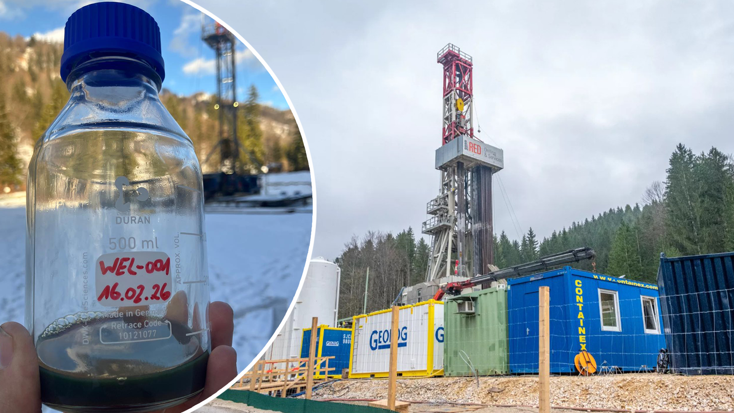 In Molln in Oberösterreich wurde bei Bohrungen Leichtöl entdeckt.