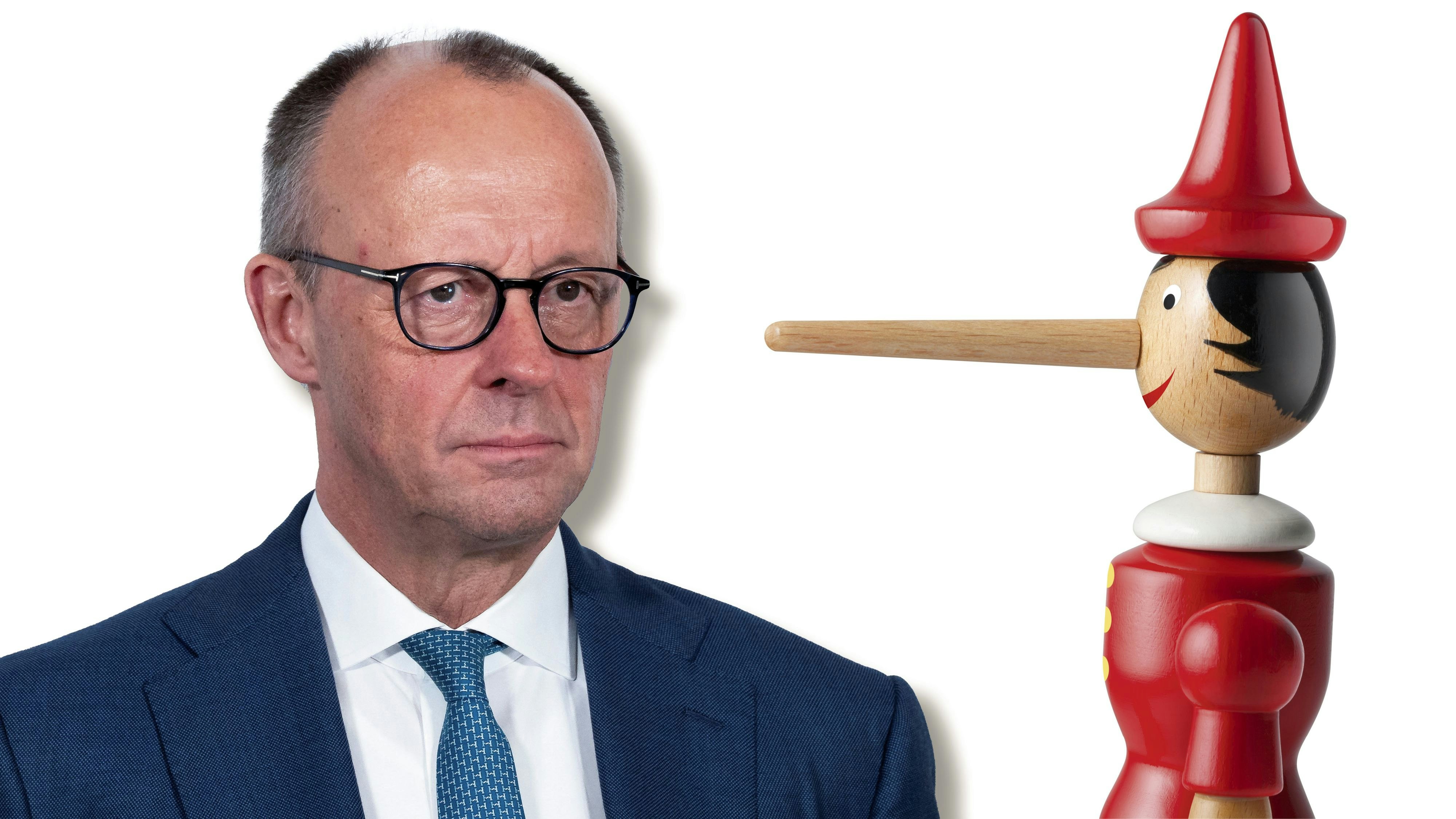 Der deutsche Kanzler Merz wurde schon oft von anderen Politikern als "Pinocchio" bezeichnet. Doch "pflichtbewusste" Polizisten in Heilbronn haben nun wegen des Facebook-Kommentars eines Rentners die Staatsanwaltschaft eingeschalten.