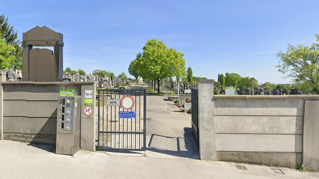 Vom Ort der Andacht zum Ort des Schreckens: Der Friedhof Baumgarten.