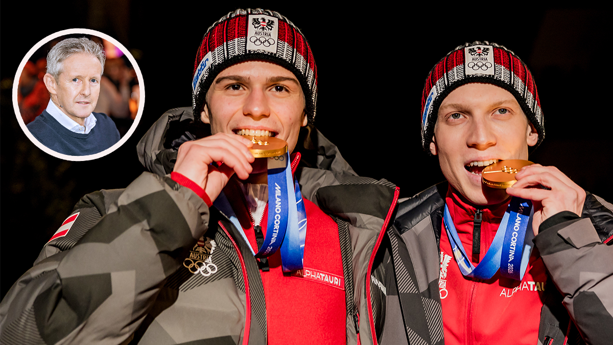 Jan Hörl und Stephan Embacher holten Gold im Super-Teambewerb, Jens Weißflog kritisierte es. 