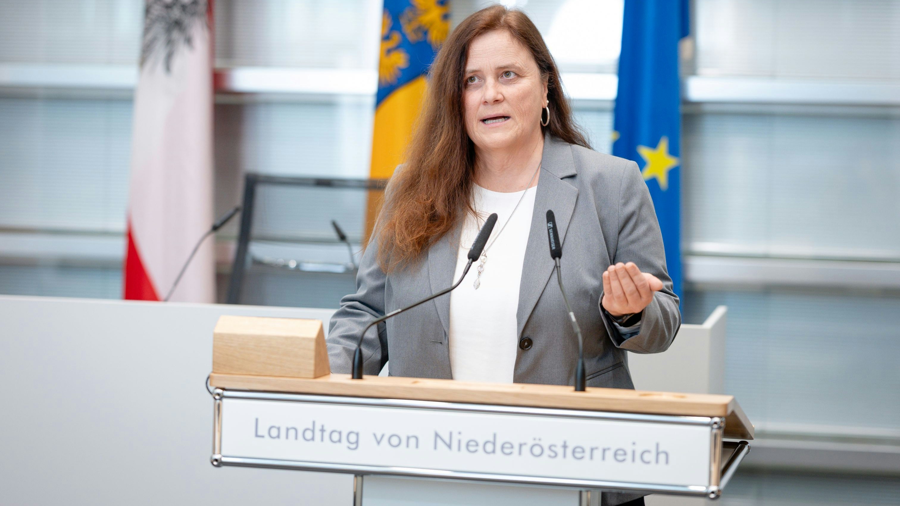 Silvia Moser, die Gesundheits- und Sozialsprecherin der Grünen in NÖ, fordert eine Neuverhandlung des Gesundheitsplans 2040+.