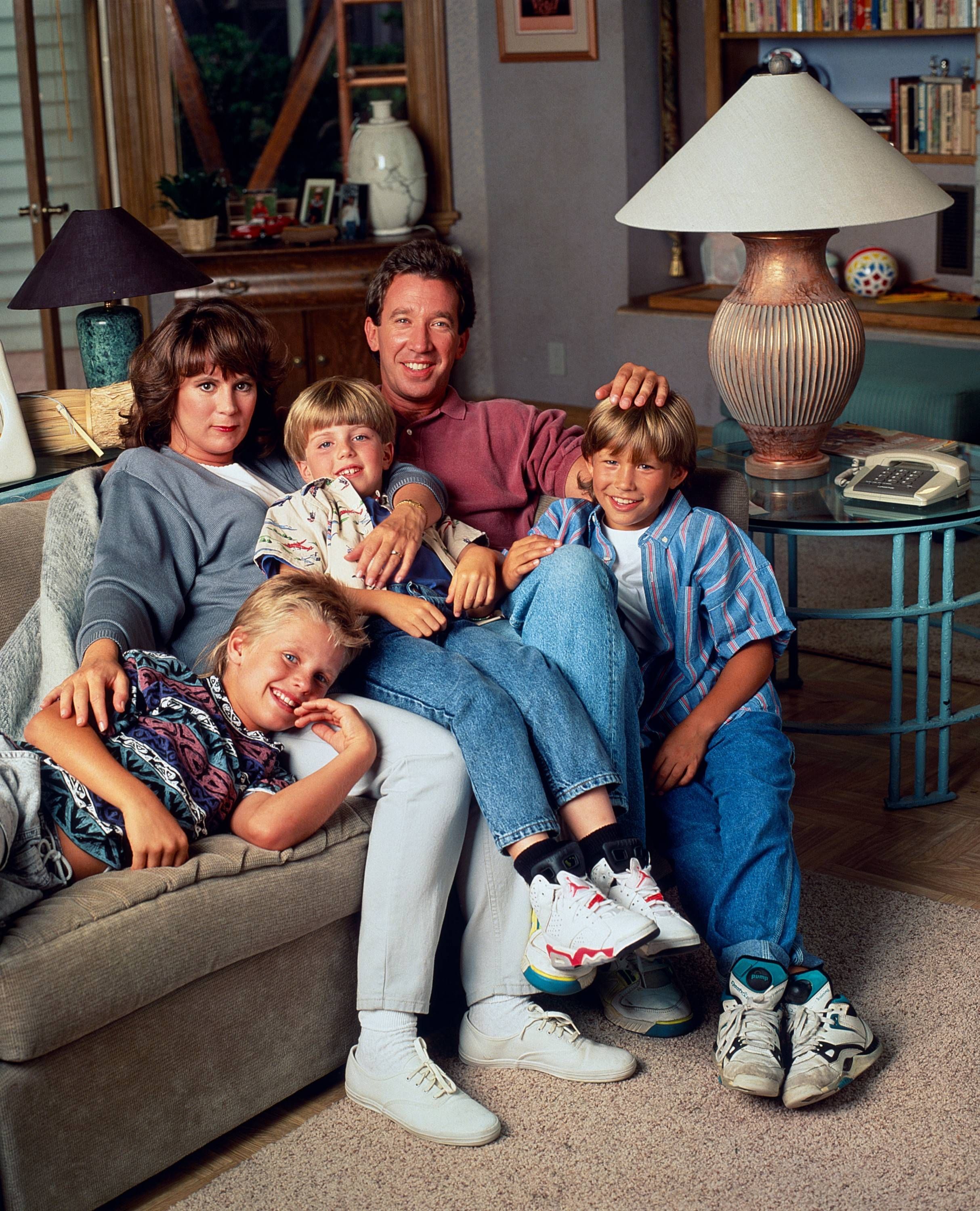 <strong>Hör mal, wer da hämmert</strong>: Zachery Ty Bryan (vorne links), Patricia Richardson, Taran Noah Smith, Tim Allen, Jonathan Taylor Thomas.