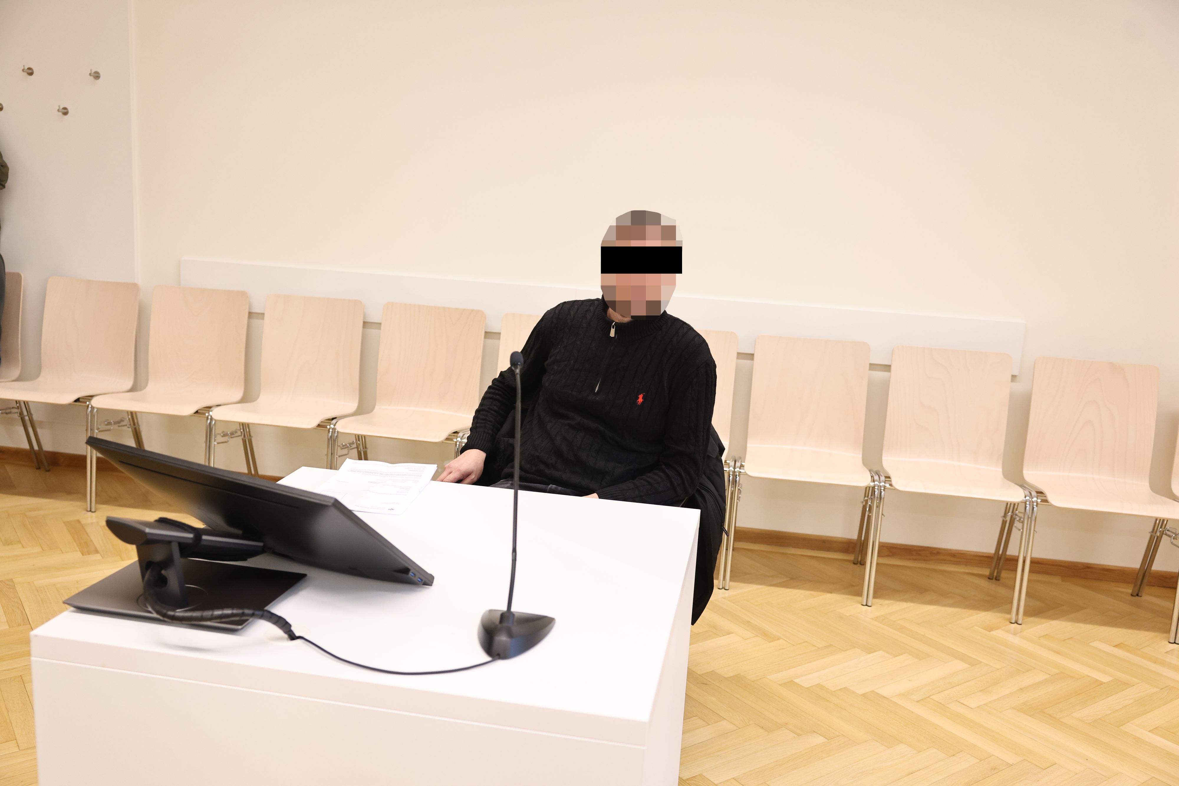Verdächtiger am Wiener Landesgericht. 