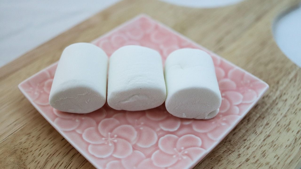 Weiße Marshmallows - süße Verführung