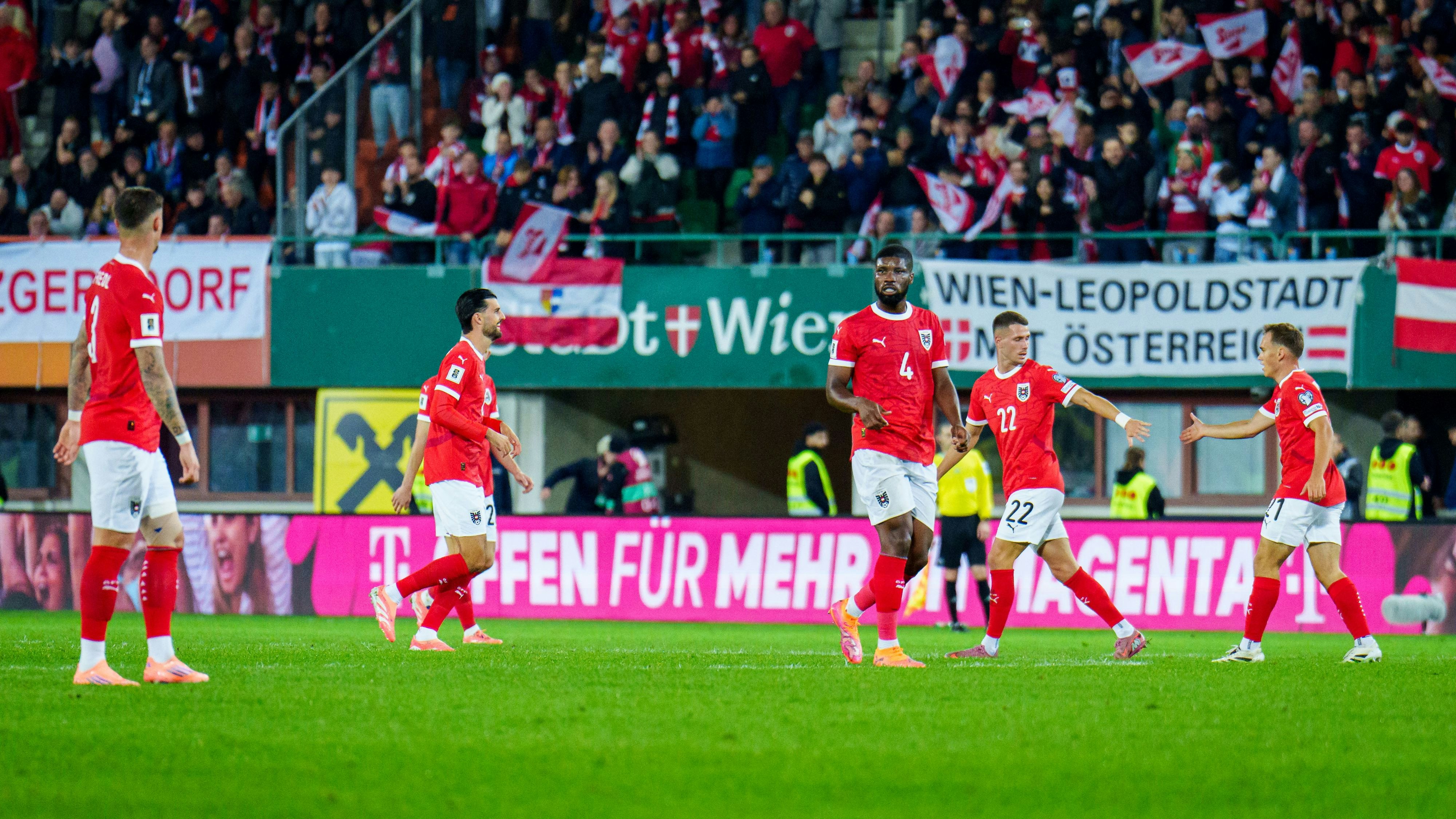 Die österreichische Nationalmannschaft trifft im März auf Ghana und Südkorea - und du kannst live dabei sein!