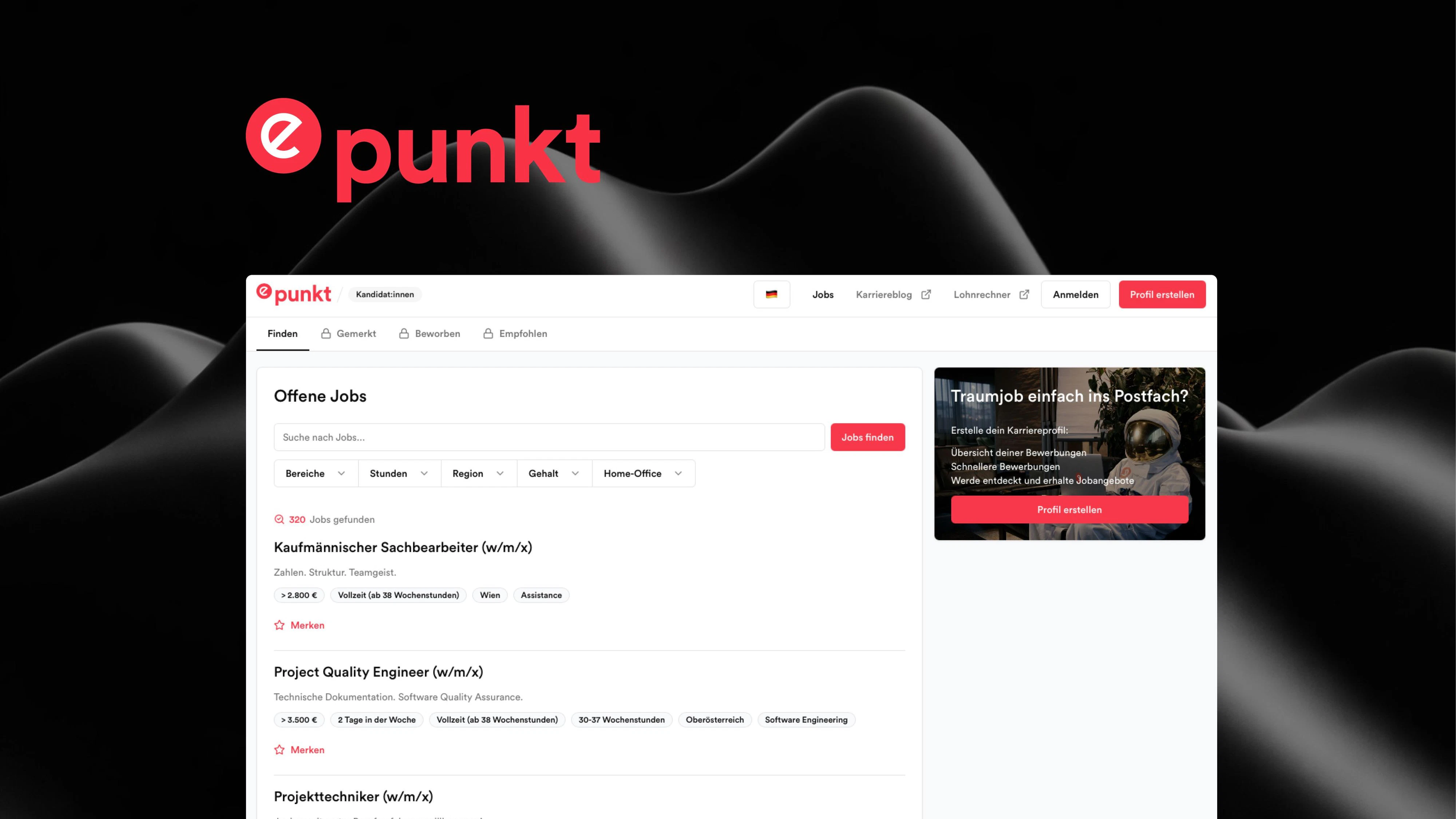Dotbite entwickelt neues Job- und Kundenportal für epunkt.