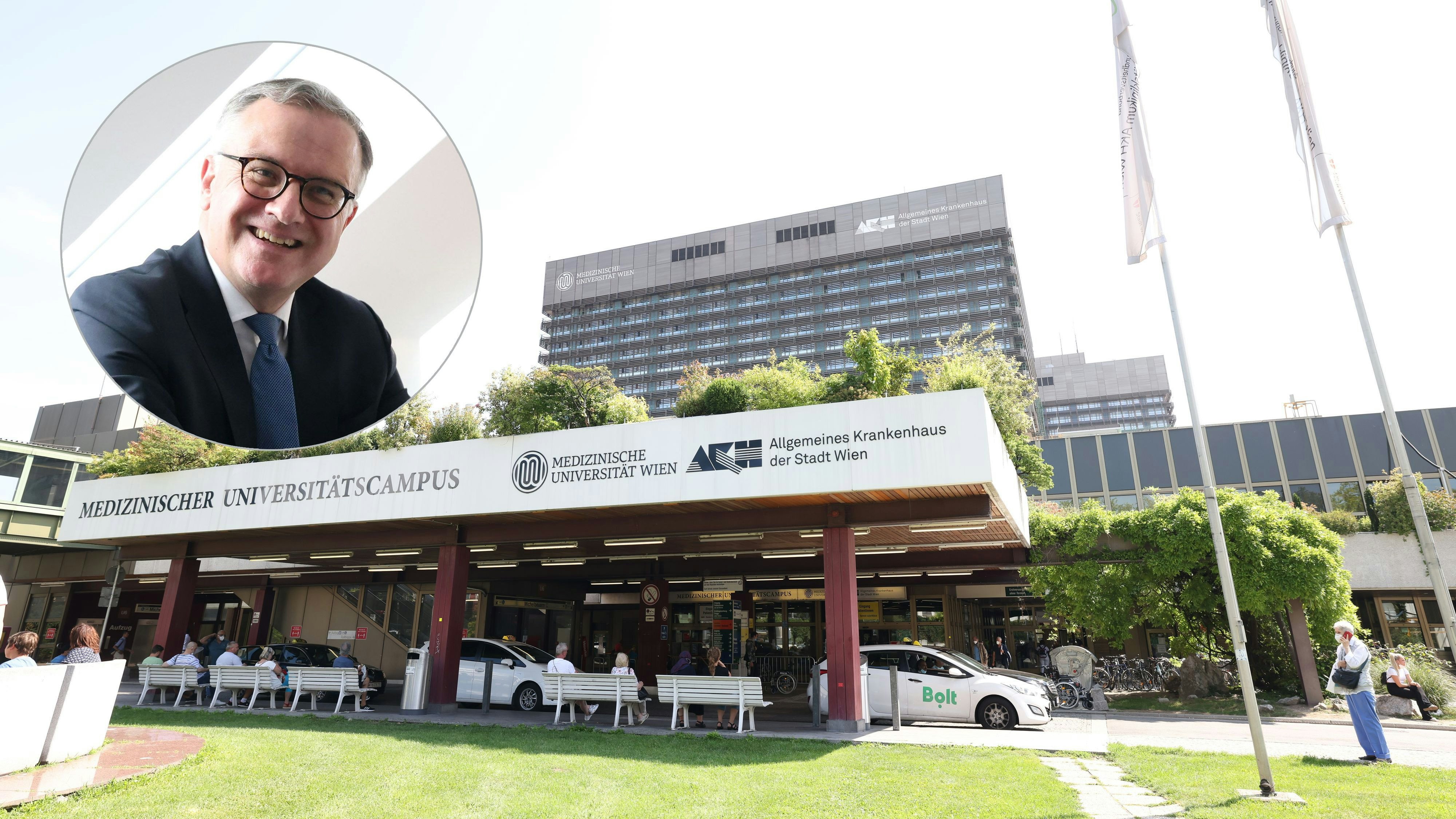 20210821 / akh aussenansicht allgemeines krankenhaus  / foto: denise auer / tageszeitung heute