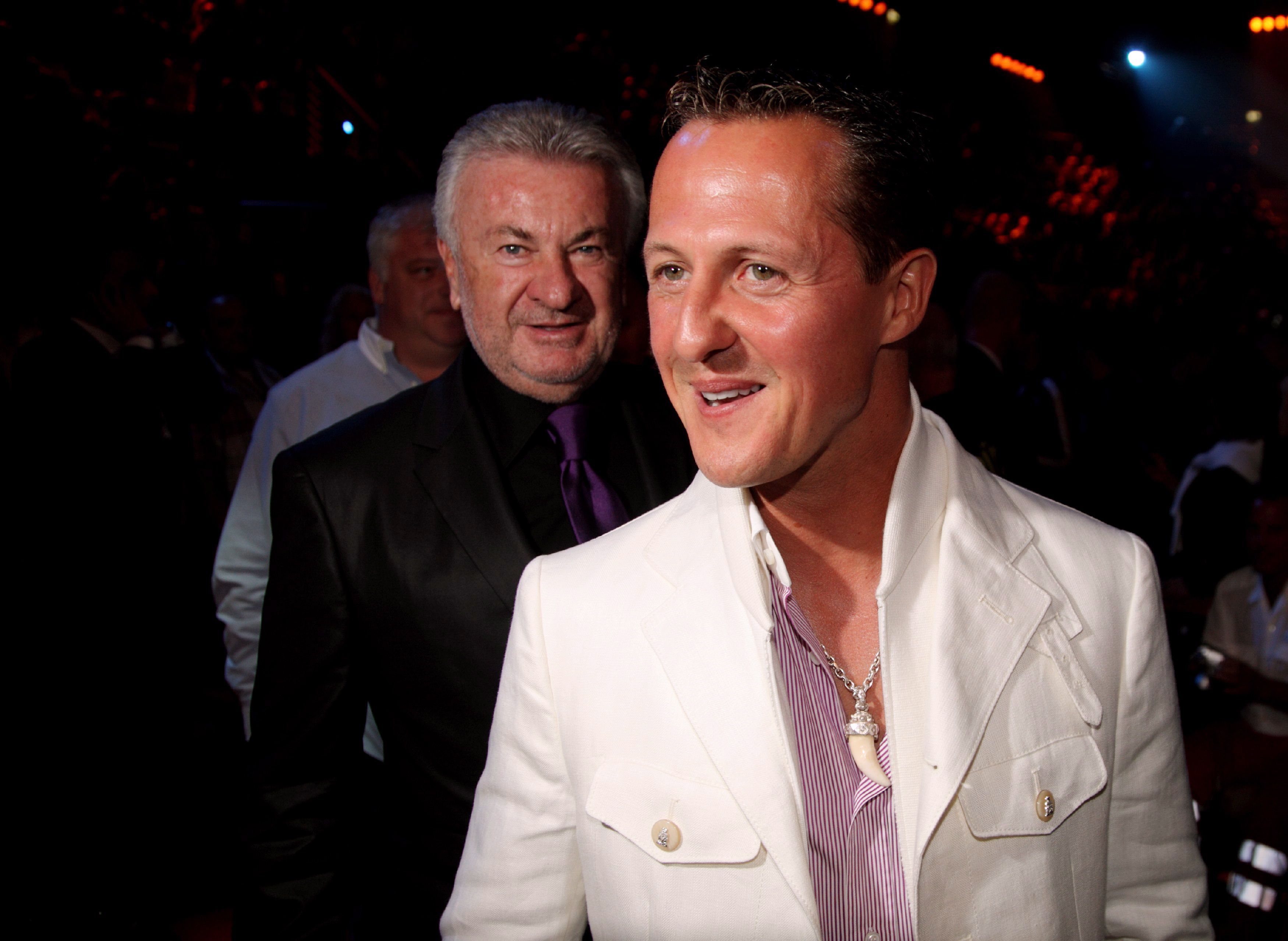 Michael Schumacher mit Willi Weber.