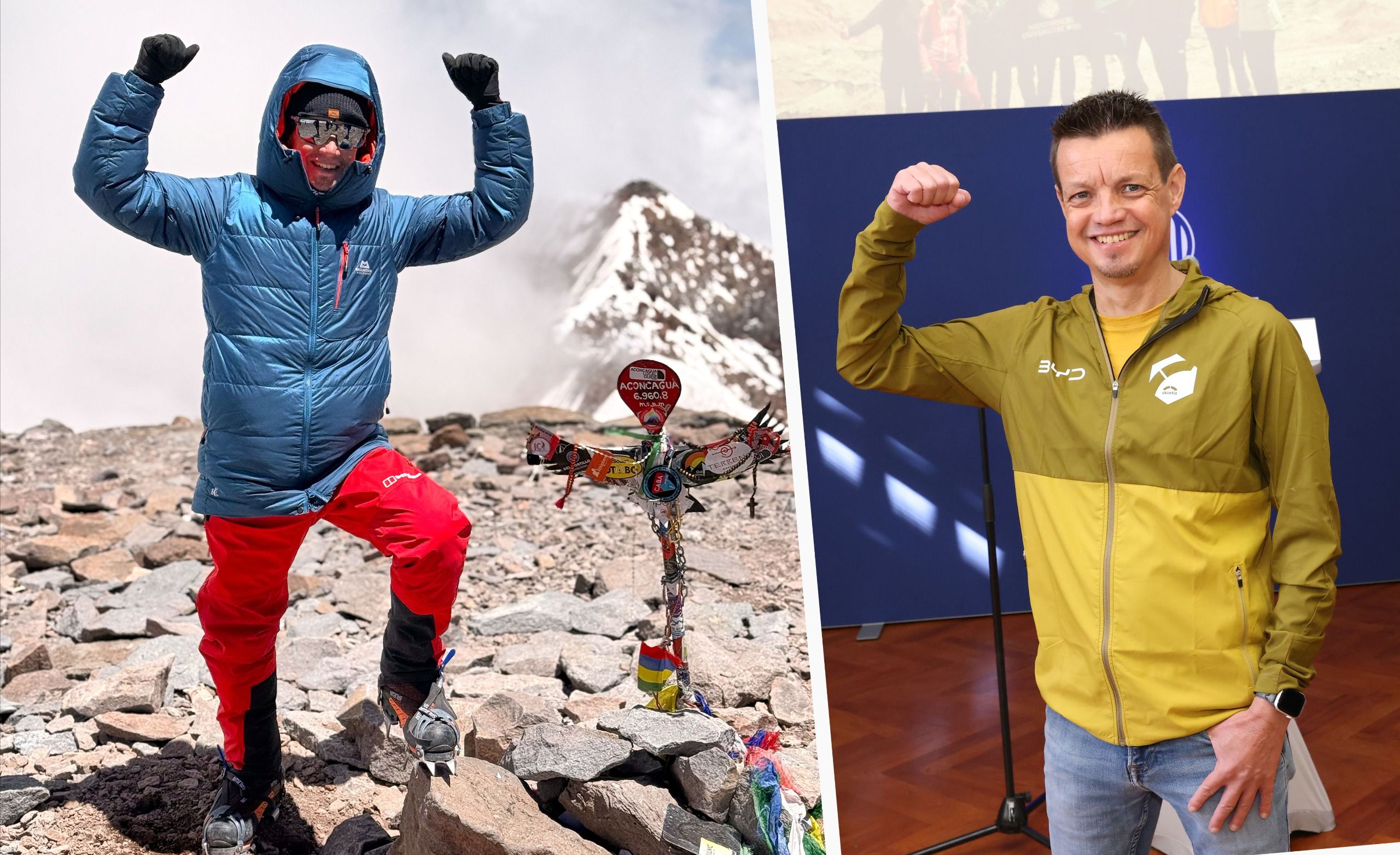 Lungentransplantierter Helmut (50) bestieg den Aconcagua (6.961 Meter) in Argentinien