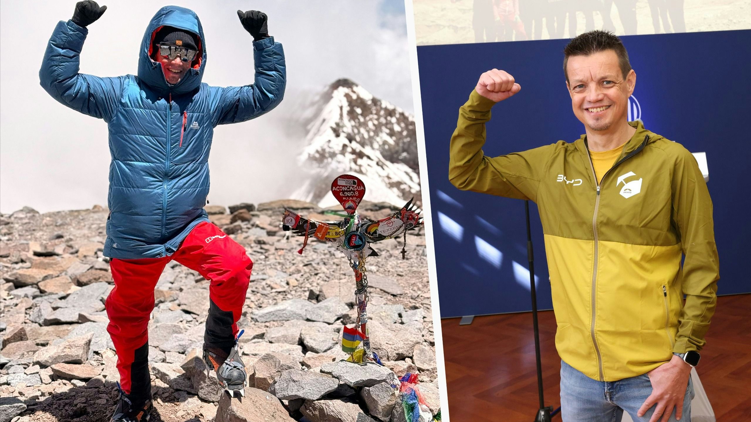 Lungentransplantierter Helmut (50) bestieg den Aconcagua (6.961 Meter) in Argentinien