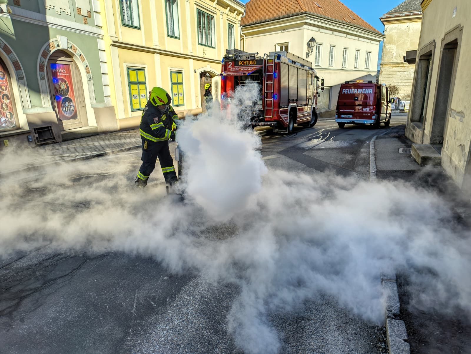 Sauerstoff aus Flasche ausgetreten