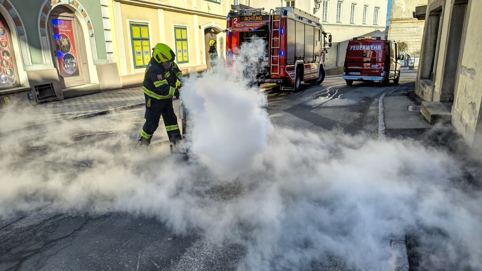 Sauerstoff aus Flasche ausgetreten