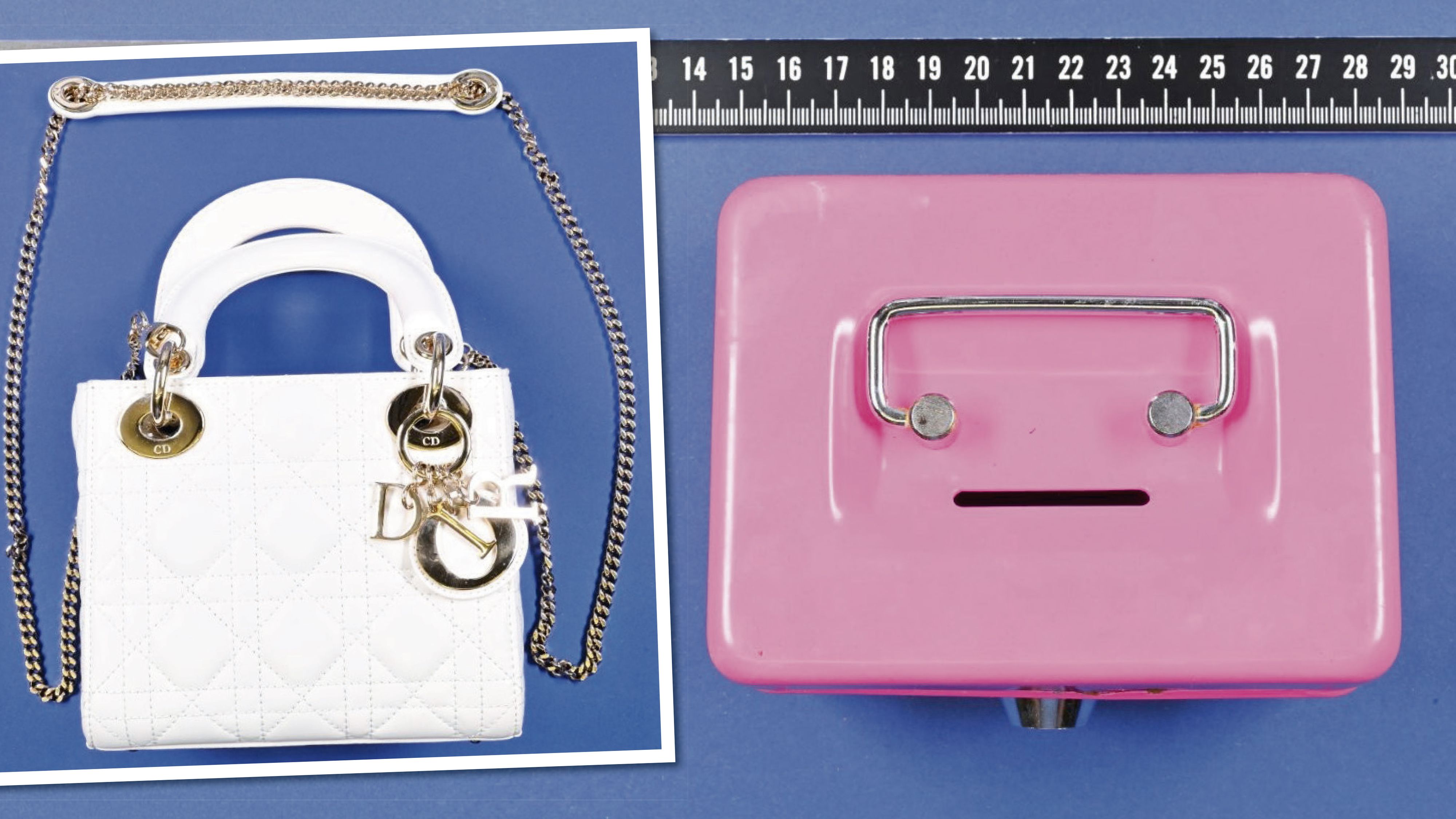 Zwei mutmaßliche Täterinnen wurden am Dienstagabend vorläufig festgenommen. Im Bild: Fotos der Beute.