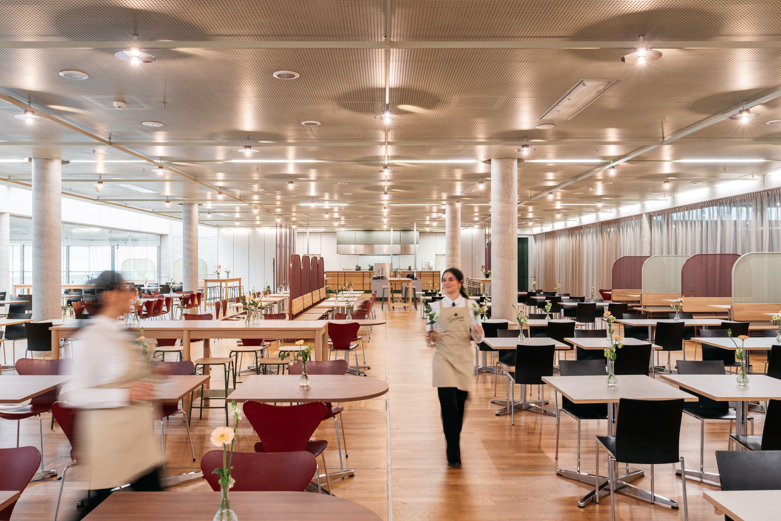 Die gastronomischen Bereiche wurden baulich und konzeptionell überarbeitet.