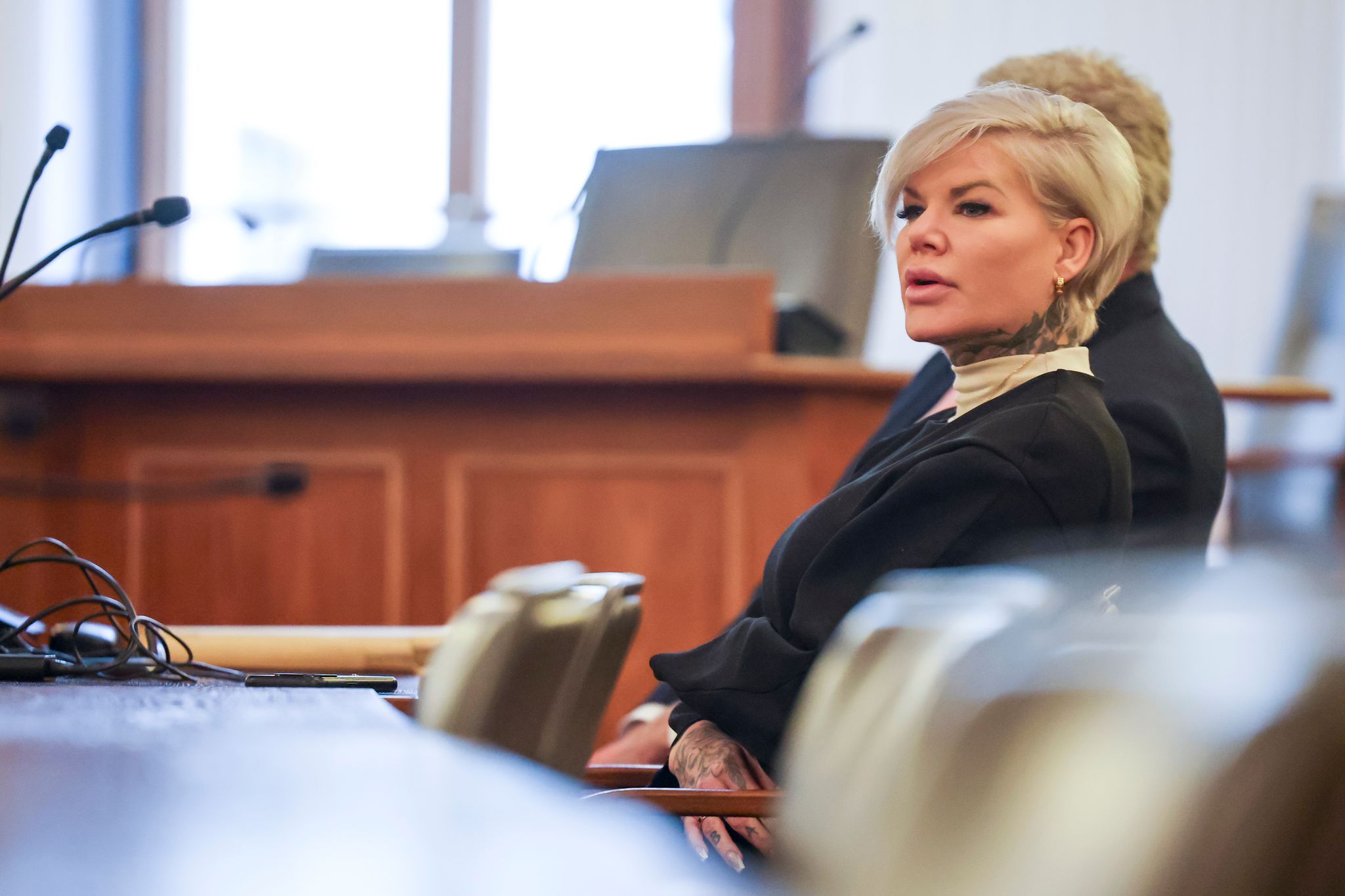 Melanie Müller vor Gericht.