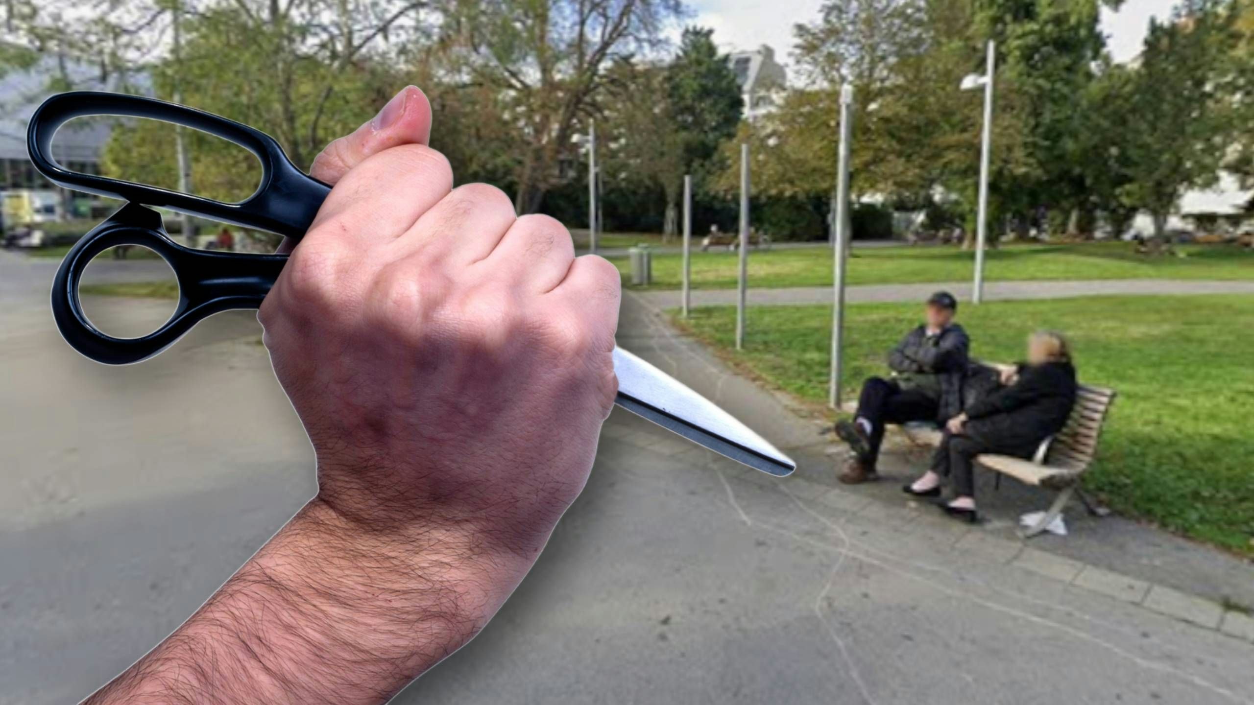Im Märzpark kam es am 25. Februar 2026 zu einer brutalen Attacke mit einer Schere.