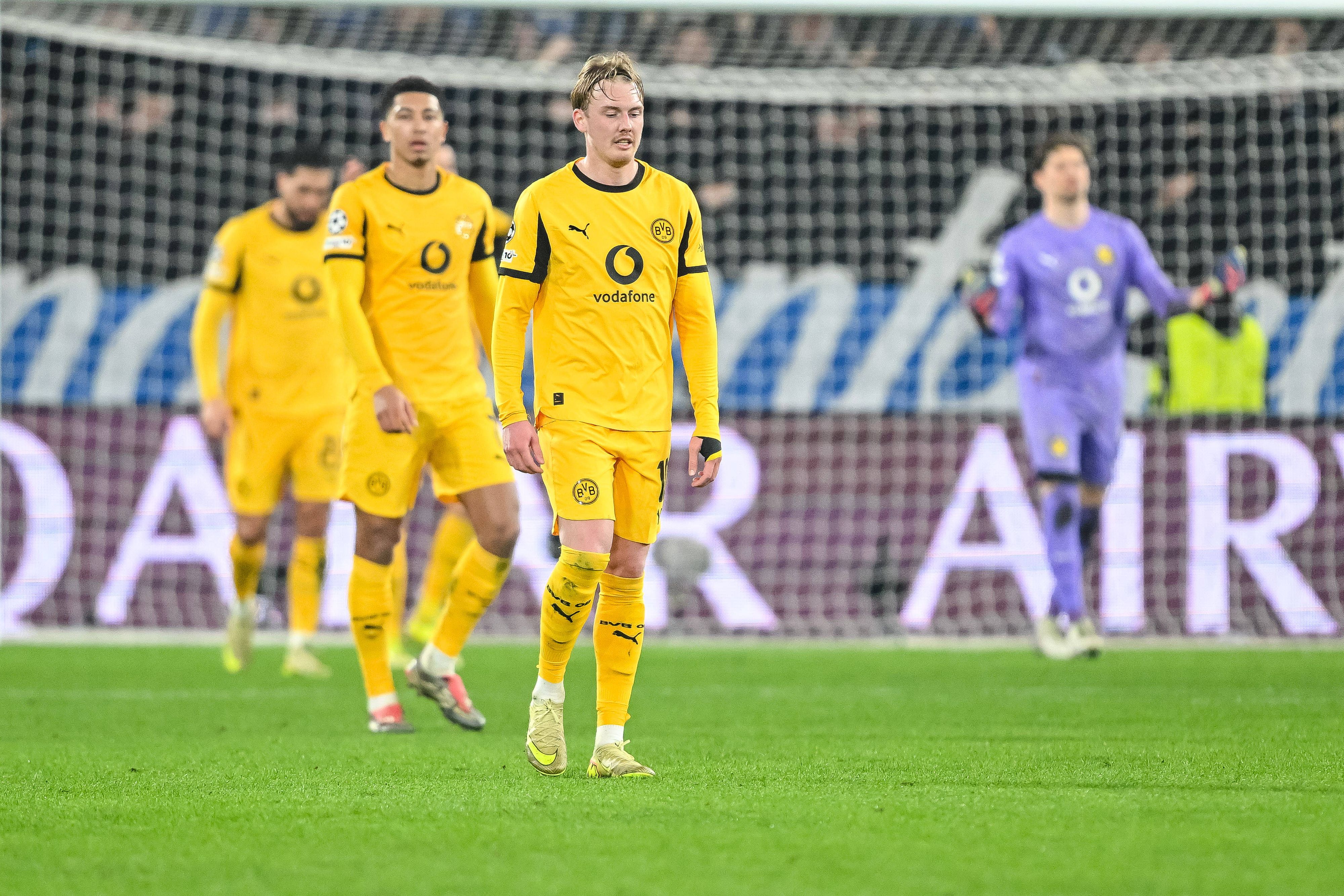 Die Stars von Borussia Dortmund verloren am Mittwochabend bei Atalanta Bergamo mit 1:4. 