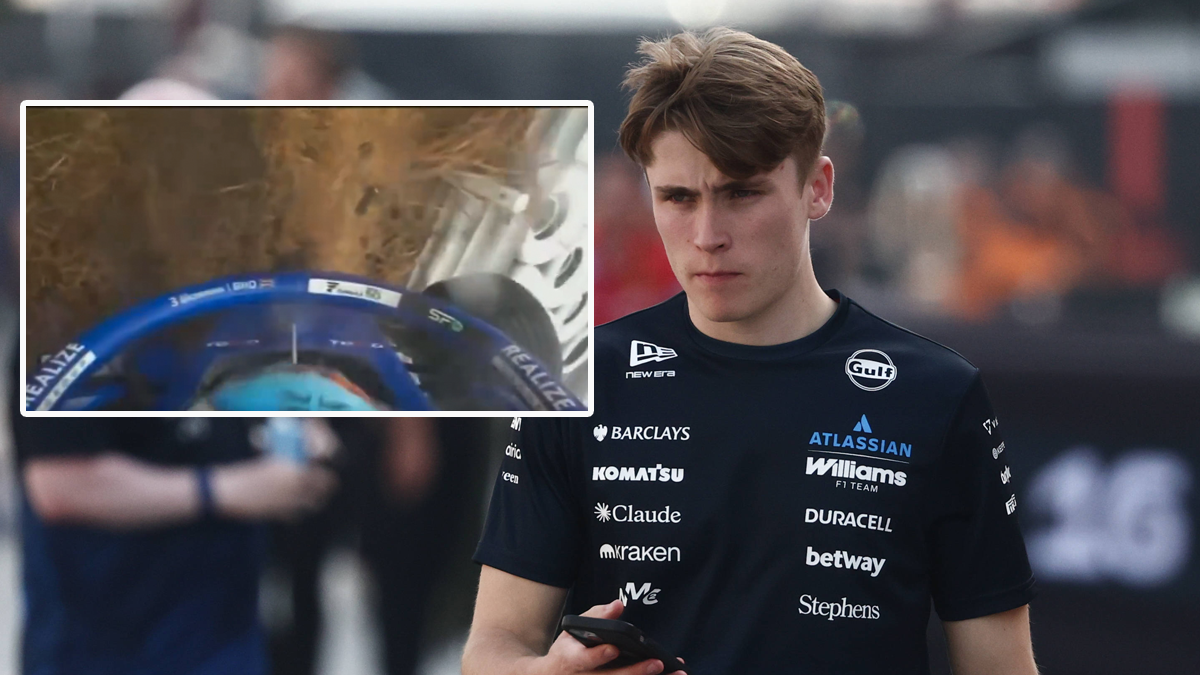 Luke Browning flog spektakulär ab.