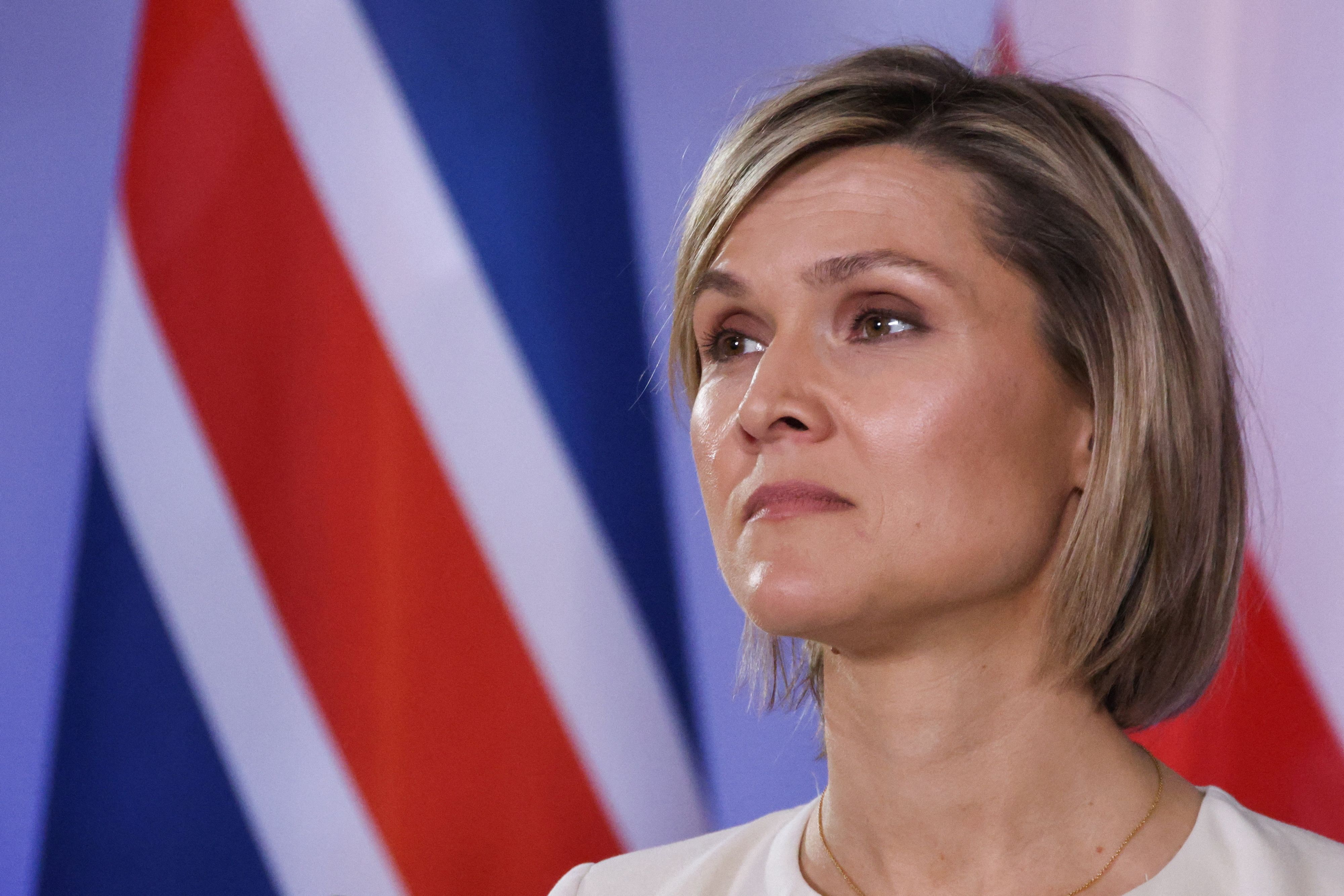 Islands Ministerpräsidentin Kristrun Frostadottir.