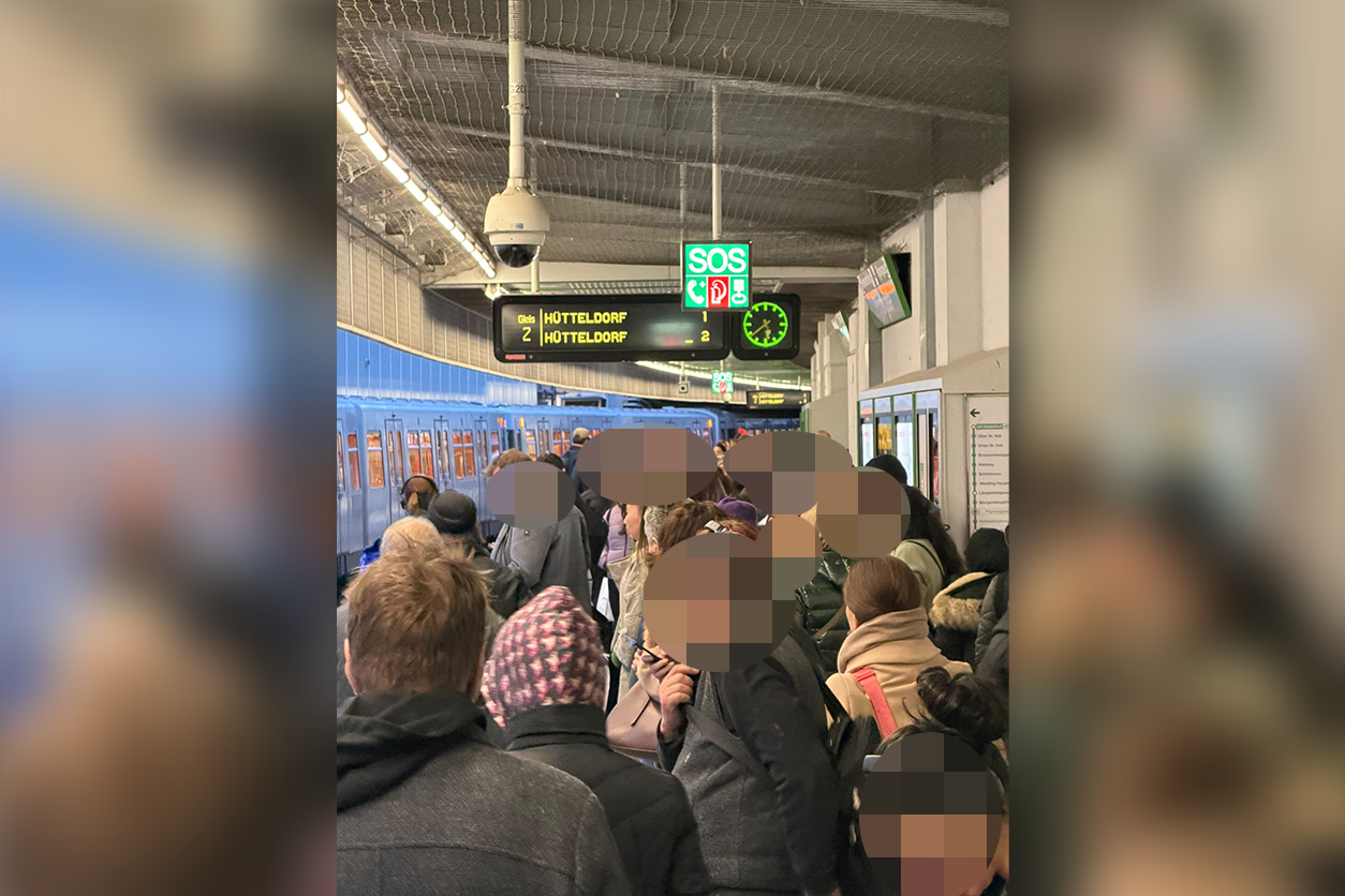 Am Donnerstag tummelten sich die Fahrgäste an den Bahnsteigen der U4.