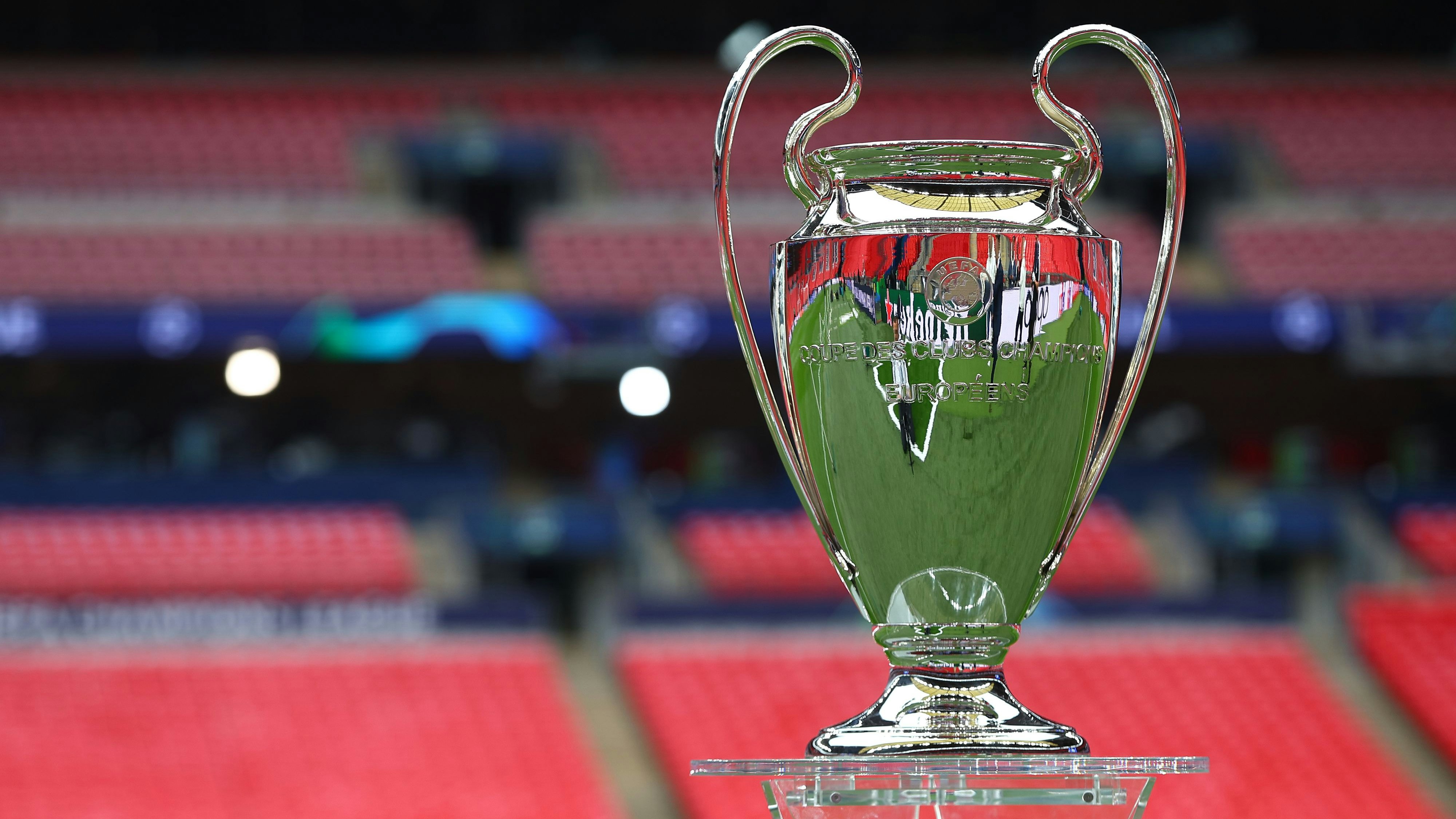LONDON,ENGLAND,31.MAY.24 - SOCCER - UEFA Champions League, final, Borussia Dortmund vs Real Madrid CF, preview. Image shows the trophy. Photo: GEPA pictures/ Michael Zemanek
